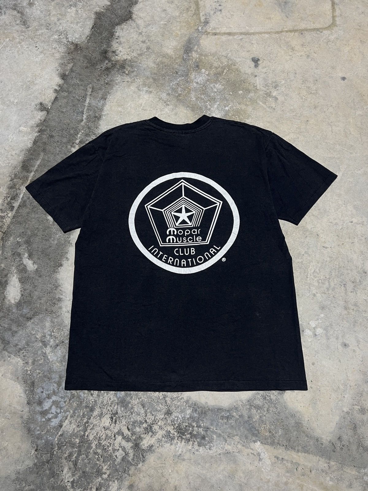 Vintage International Mopar Dodge Muscle Car Club Member Tee, image size:1200x1600