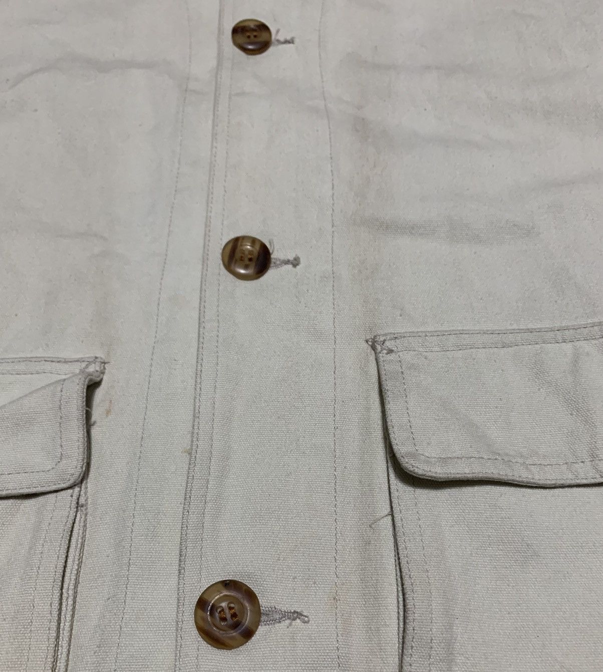 Japanese Brand Vintage Duck Canvas Chore Jacket By Top Gear Size US M / EU 48-50 / 2 - 7 Thumbnail