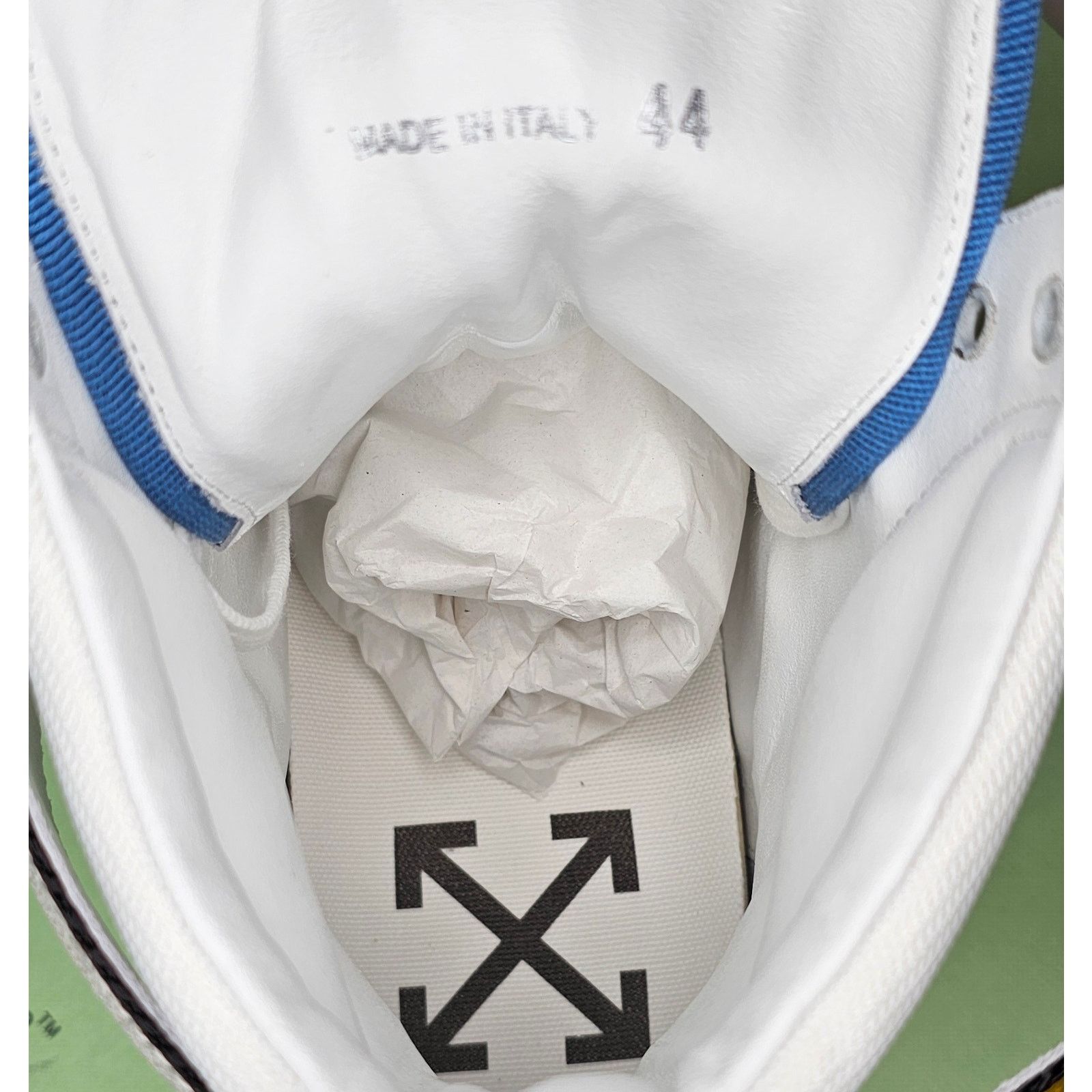 Off-White Off-White White Canvas and Leather Industrial High Top Size US 11 / EU 44 - 14 Thumbnail