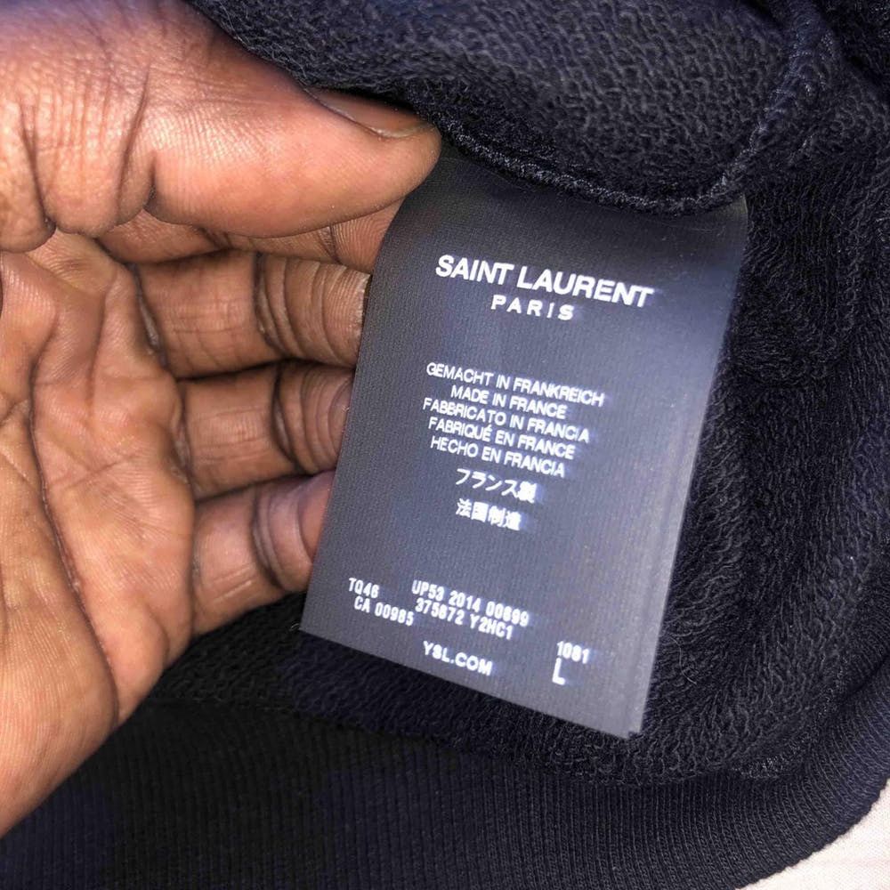 Saint Laurent Paris Crew Neck Western Sleeveless Sweater Vest with Tassel Detail Size US M / EU 48-50 / 2 - 9 Thumbnail