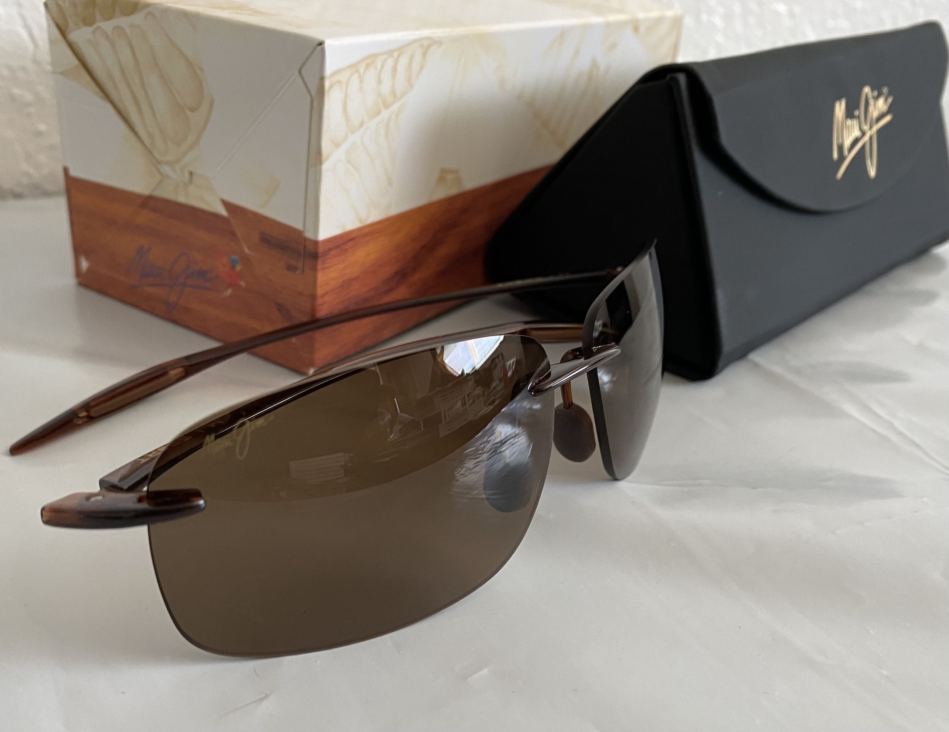 Maui Jim Maui Jim Breakwall Rootbeer Frame HCL Bronze Polarized Lens Size ONE SIZE - 3 Thumbnail