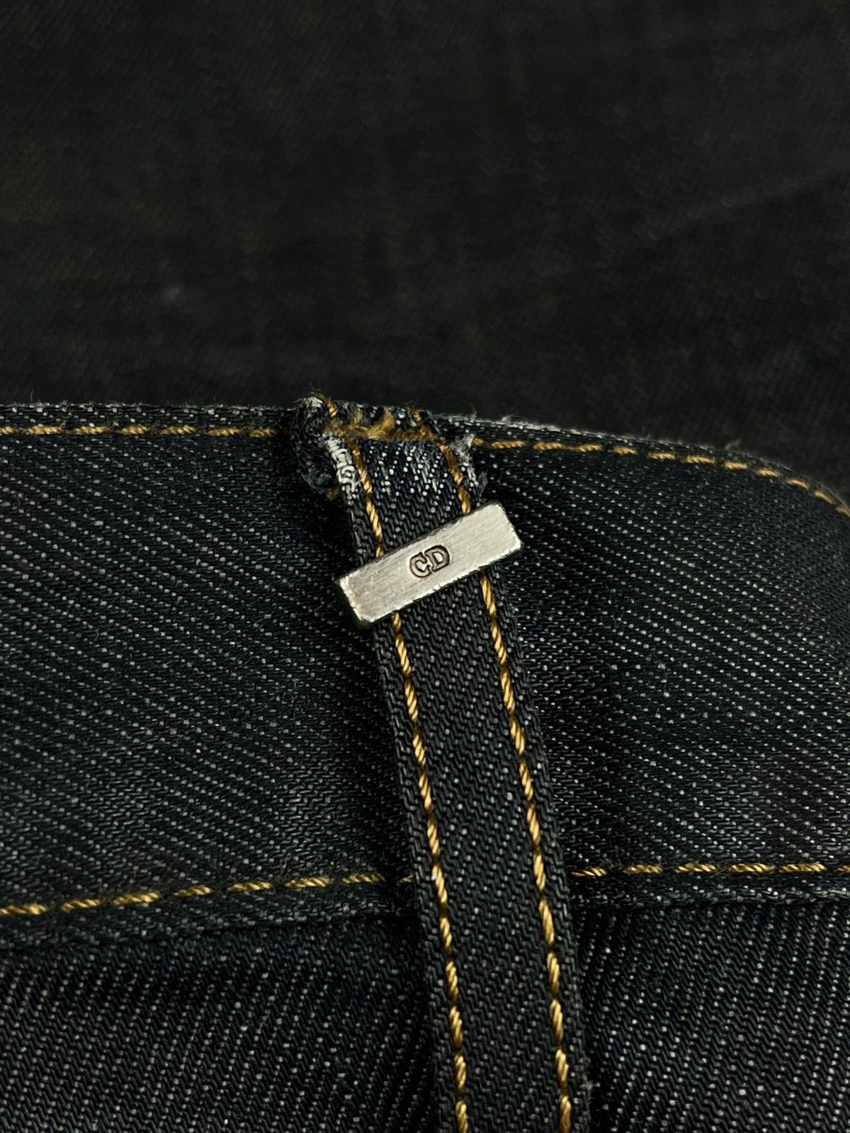 Dior SS10 Dior Homme Black Wax Coated Denim Jeans Size US 29 - 6 Thumbnail
