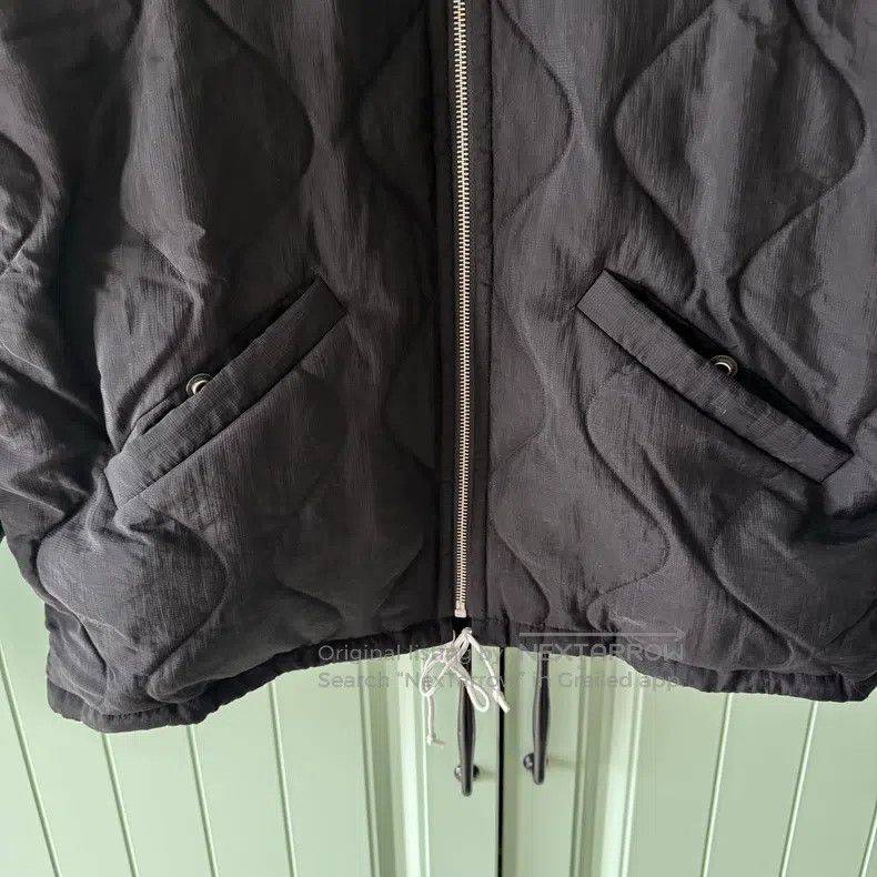 Acne Studios Acne Studios Black Quilted Jacket - 100% Nylon - Fleece Li Size M / US 6-8 / IT 42-44 - 7 Thumbnail