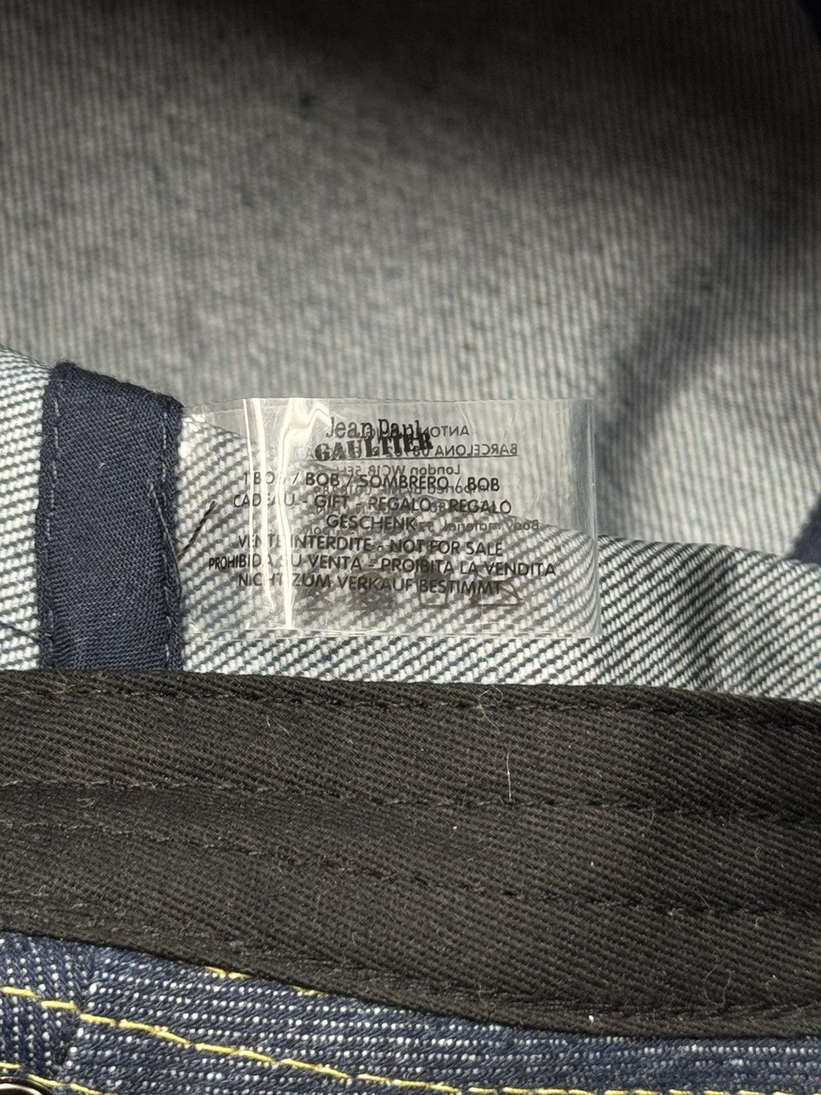 Jean Paul Gaultier Jean Paul Gaultier Denim Bucket Hat Size ONE SIZE - 4 Thumbnail