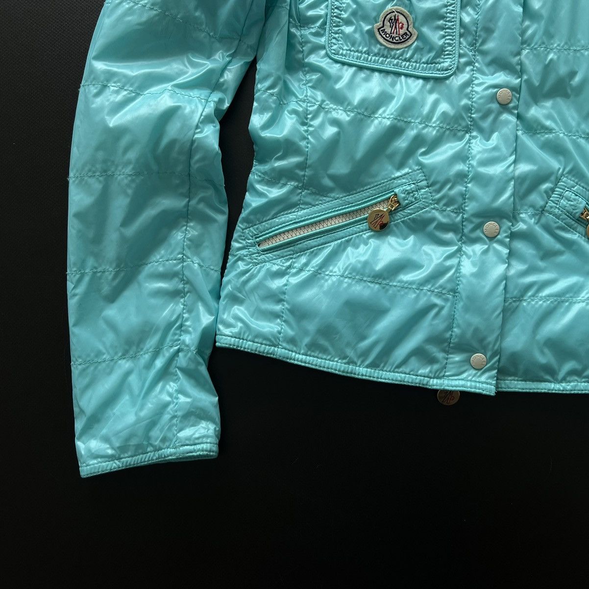 Moncler Luxury Moncler Women’s Polyamide Blue Light Jacket Size XS Size XS / US 0-2 / IT 36-38 - 11 Thumbnail