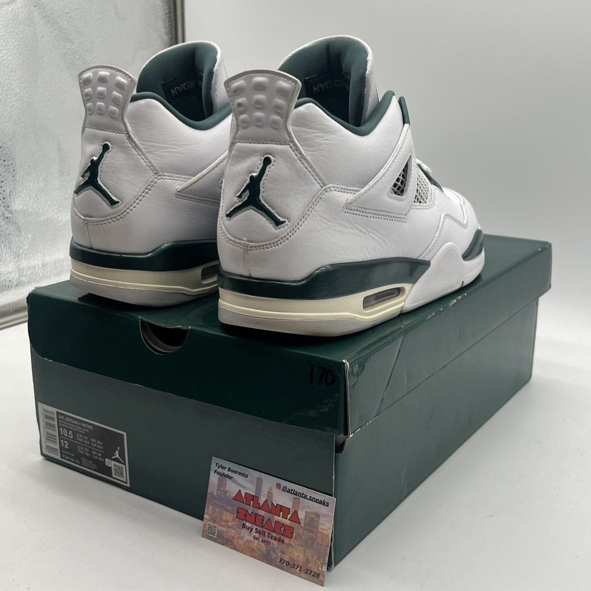 Jordan Brand Air Jordan 4 oxidized green Size US 10.5 / EU 43-44 - 5 Thumbnail
