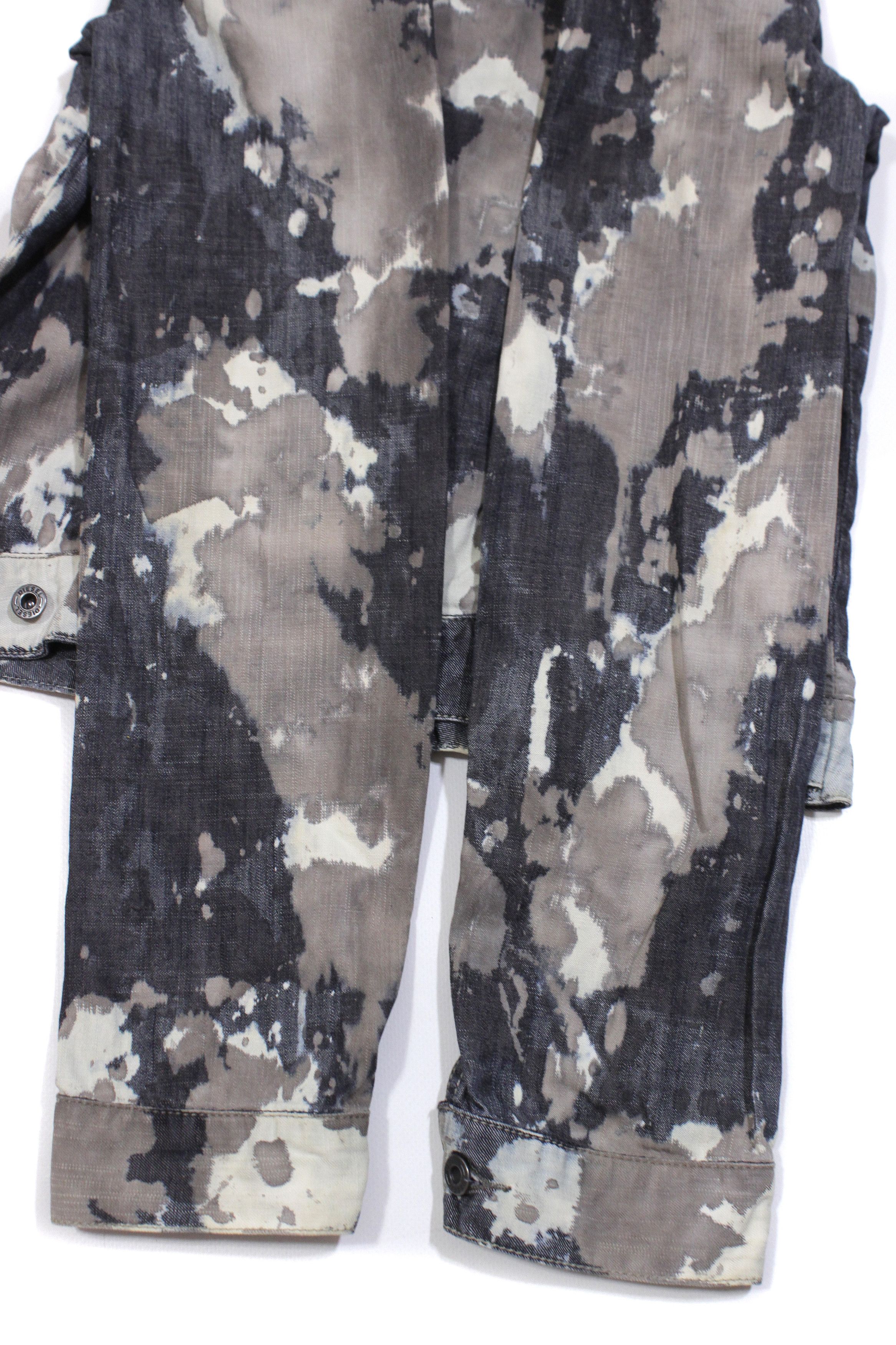 Diesel 00S Tie Dye Denim Jacket Vintage Size S / US 4 / IT 40 - 6 Thumbnail