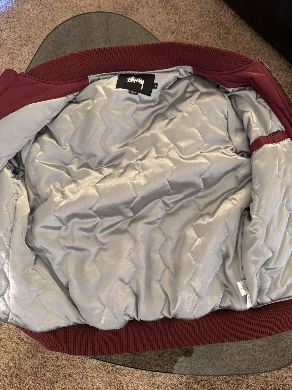 Stussy Stussy MA-1 Bomber Jacket Red Size US S / EU 44-46 / 1 - 3 Thumbnail