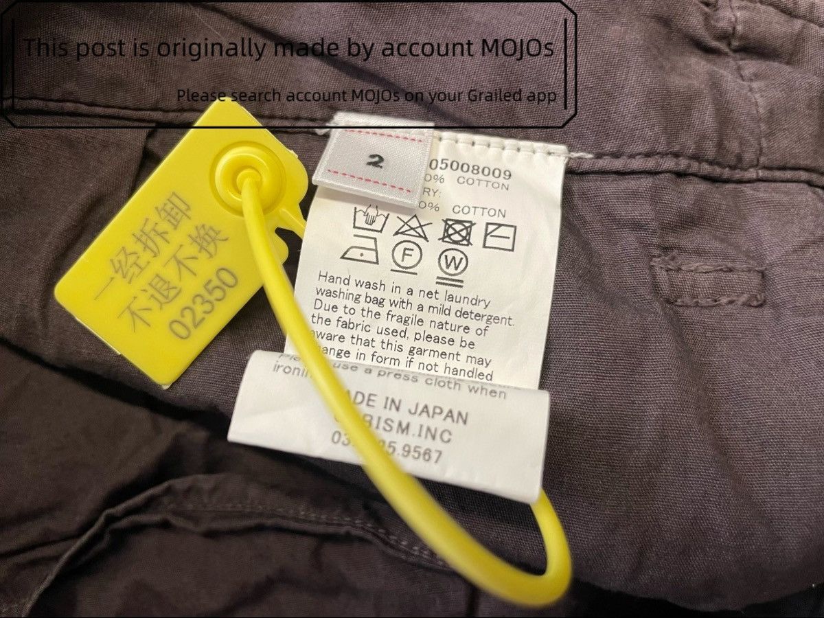 Visvim Sz 2 Visvim 24AW Wide Chino Pants Crash mojos1122 Size US 32 / EU 48 - 5 Thumbnail