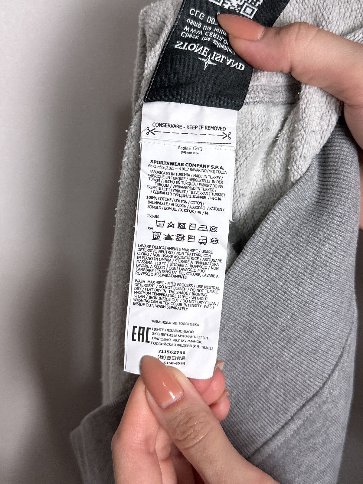 Stone Island Vintage Stone Island Graphic Eleven Sweatshirt Size US L / EU 52-54 / 3 - 10 Thumbnail
