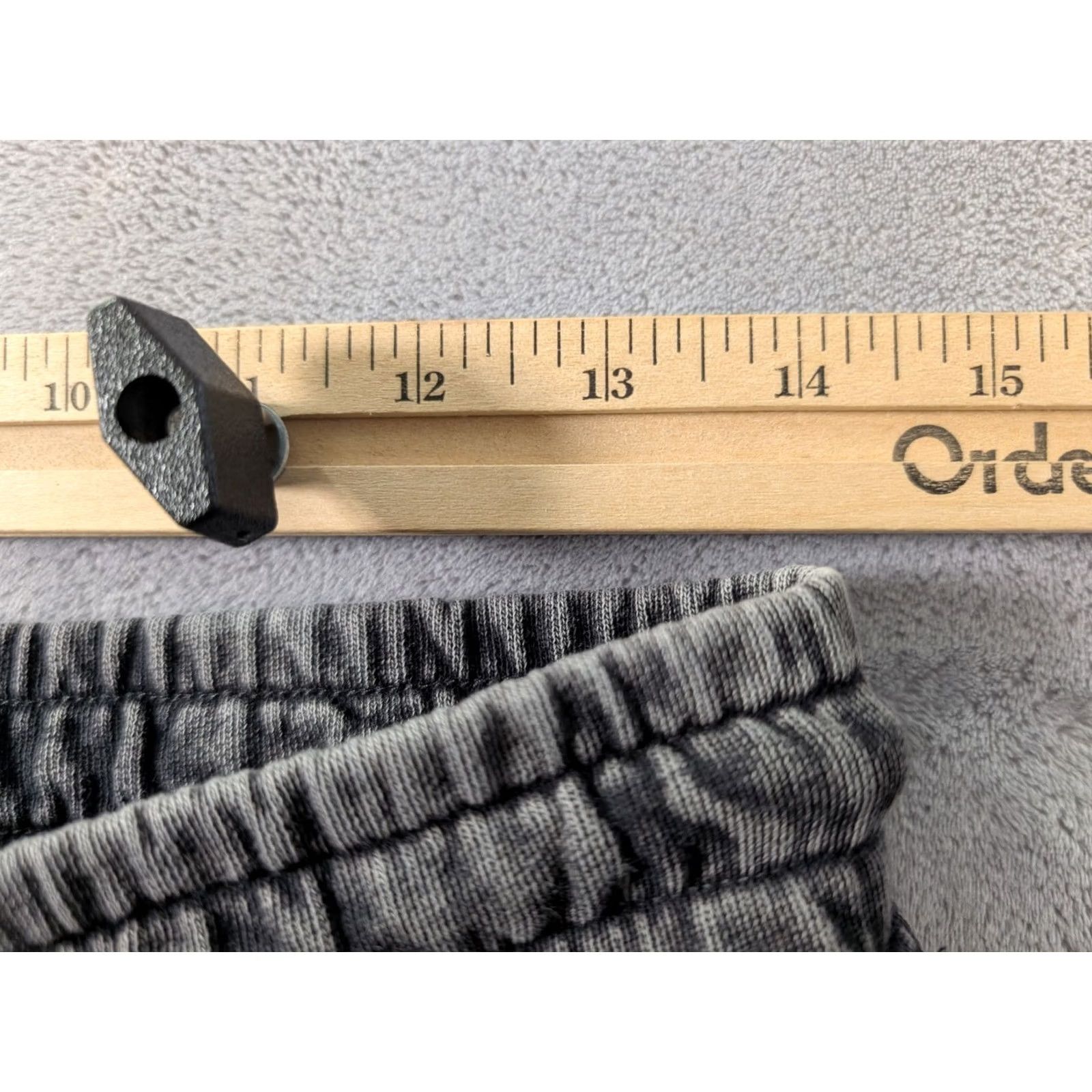 Vintage Fair Harbor Jogger Pants Casual Men's S Gray Cotton Polyester Spandex Elastic Waist Logo Zipper Slim Straight 28in Inseam Modern Everyday Classic Size US 29 - 3 Thumbnail