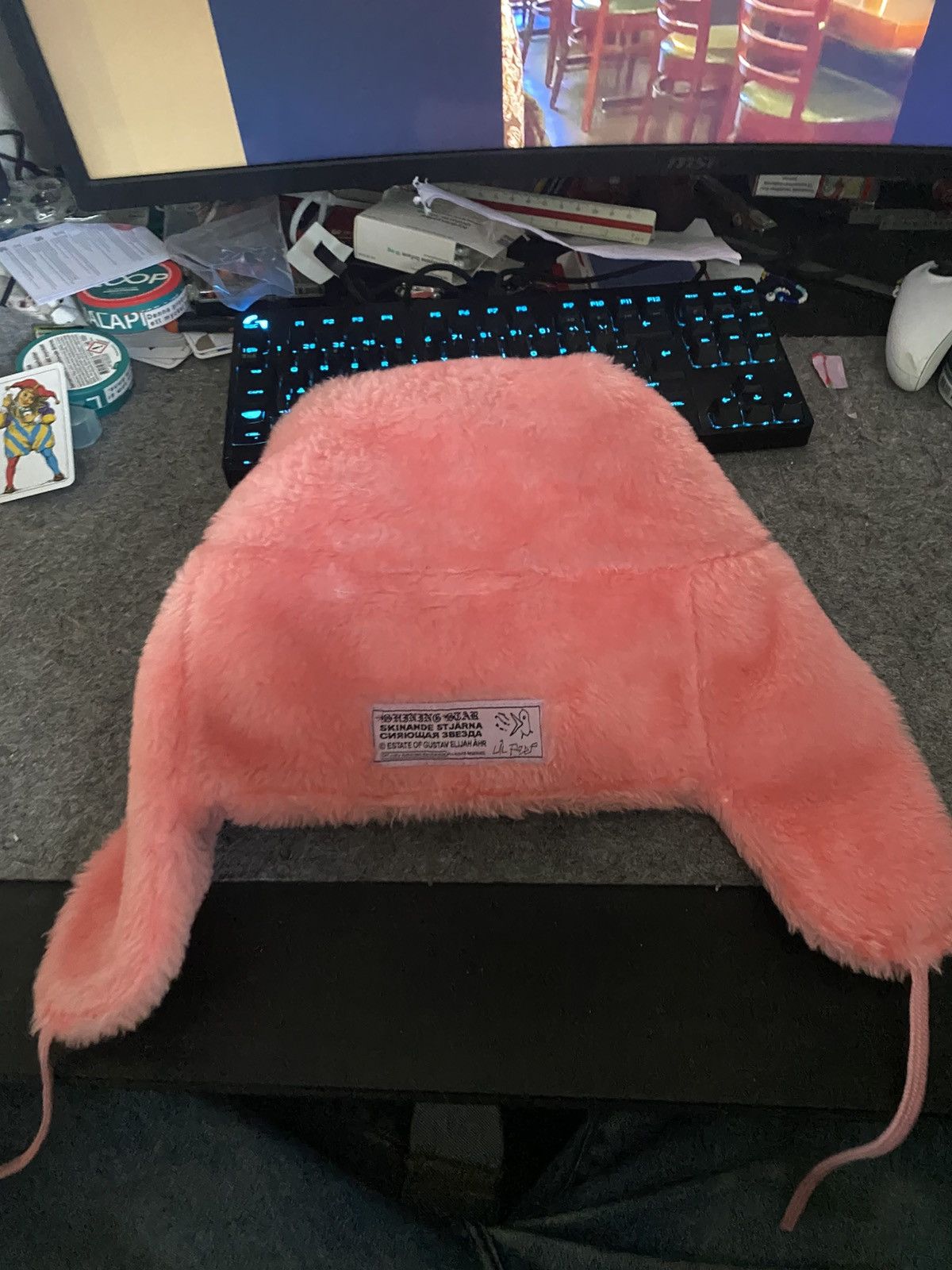 Lil Peep lil peep pink ushanka Size 38 - 3 Thumbnail