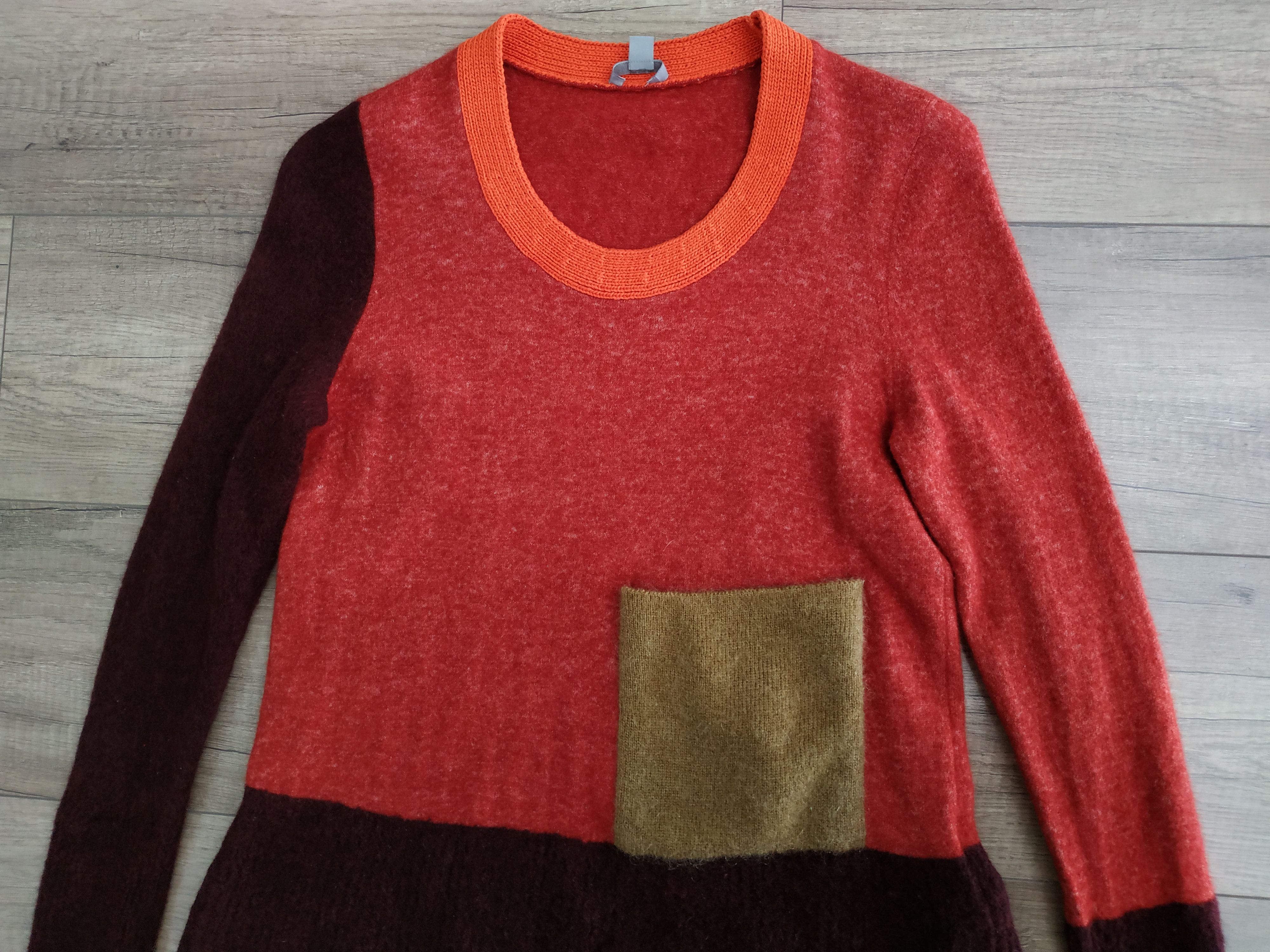 Cos COS Women's Multicolor Wool Sweater/Pullover, s. SMALL Size S / US 4 / IT 40 - 4 Thumbnail