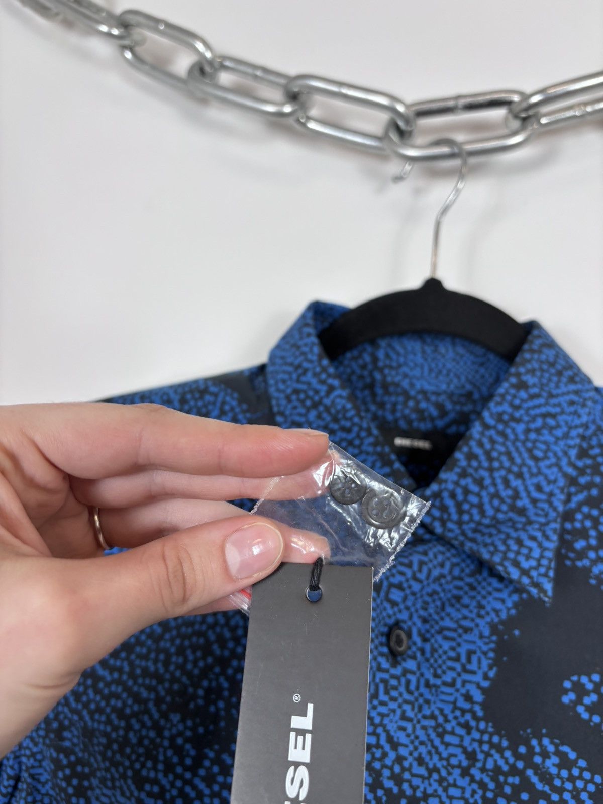 Diesel Diesel Luxx NWT Men’s All Over Print Button Up Shirt Size US S / EU 44-46 / 1 - 8 Thumbnail