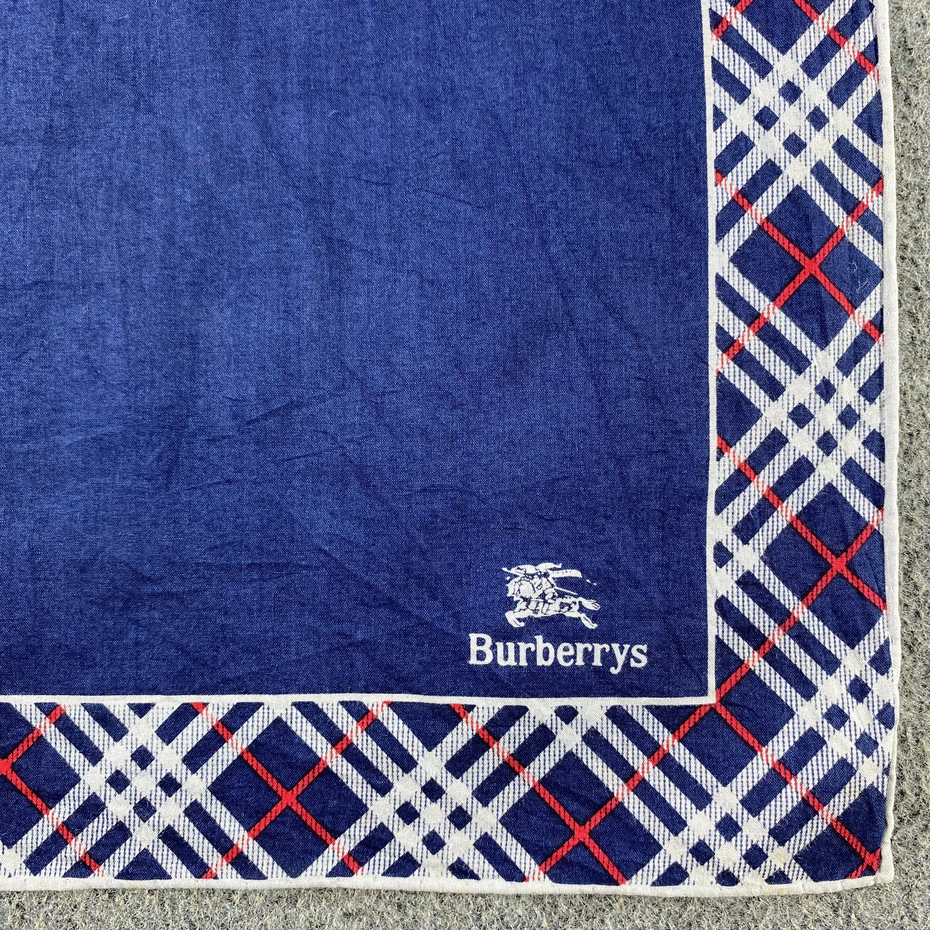 Burberry × Vintage Burberry Handkerchief/Neckerchief/Bandana HC754 Size ONE SIZE - 3 Thumbnail
