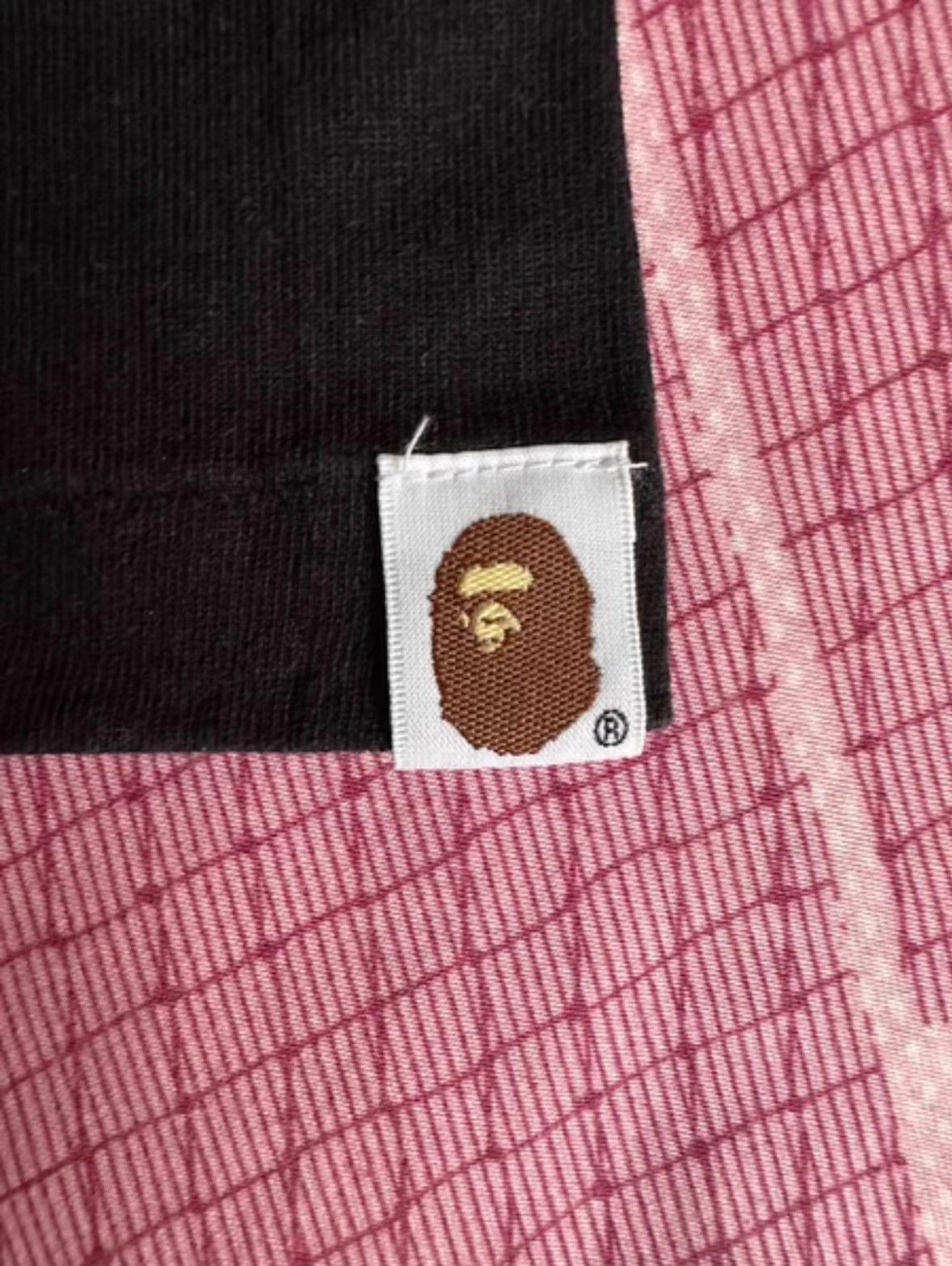 Bape BAPE Ape Print Short Sleeve T-Shirt K5 Size US L / EU 52-54 / 3 - 5 Thumbnail