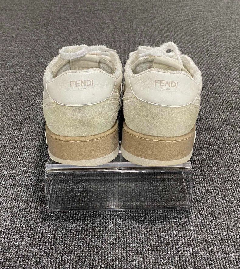 Fendi Classic Beige Sneakers by Fendi Size US 8 / EU 41 - 5 Thumbnail