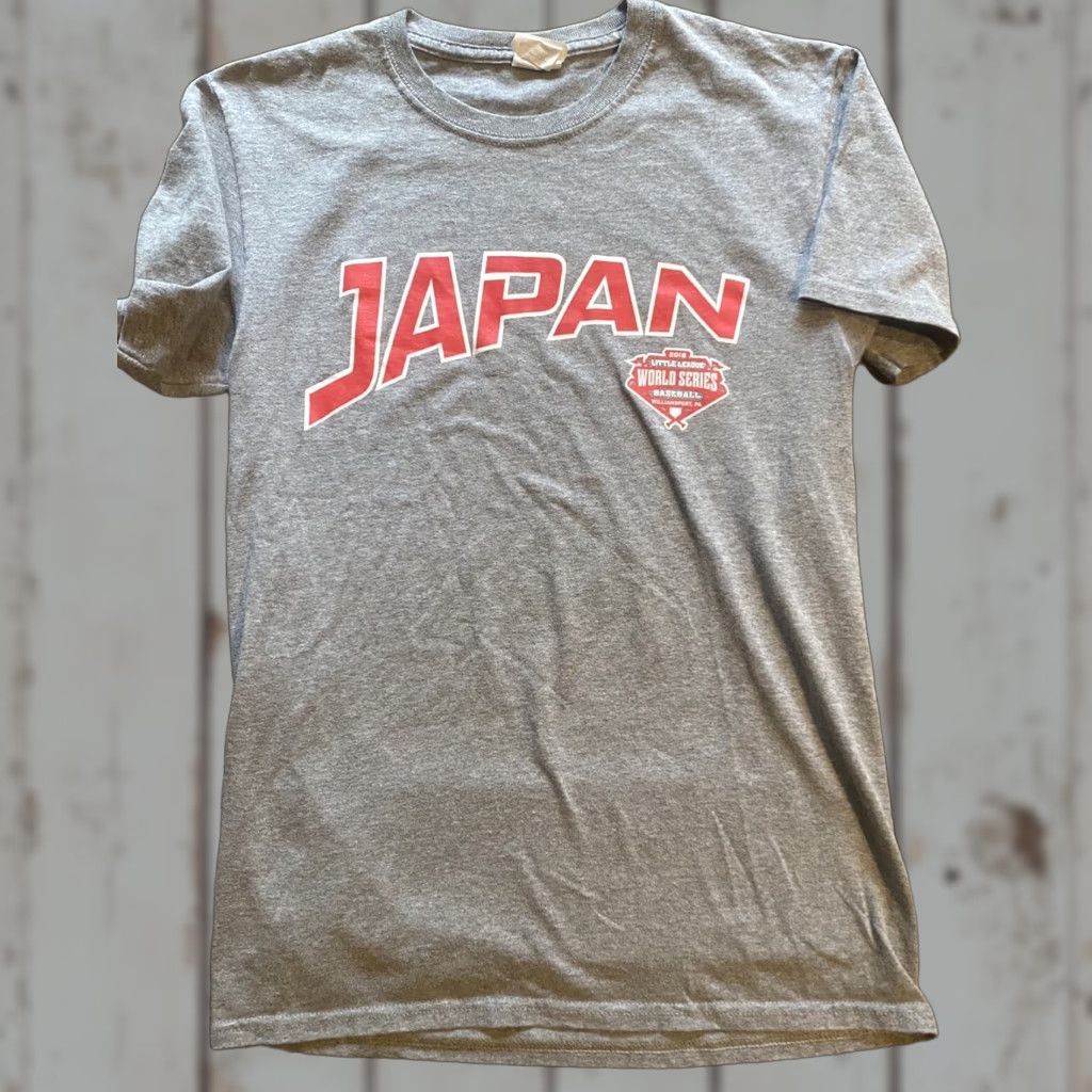 Jerzees Jerzees T-Shirt Gray Short Sleeve S Japan Kawaguchi Little League World Series 2018 Graphic Tee Mens Size US S / EU 44-46 / 1 - 1 Thumbnail