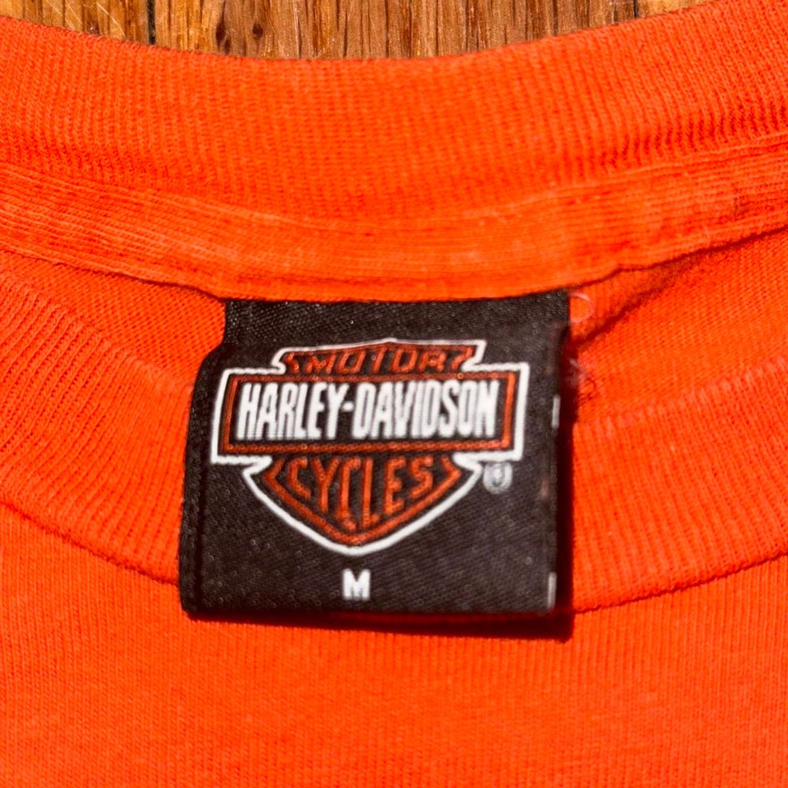 Harley Davidson Vintage 2006 Harley Davidson Motorcycles Raleigh NC Tee M Size US M / EU 48-50 / 2 - 2 Thumbnail