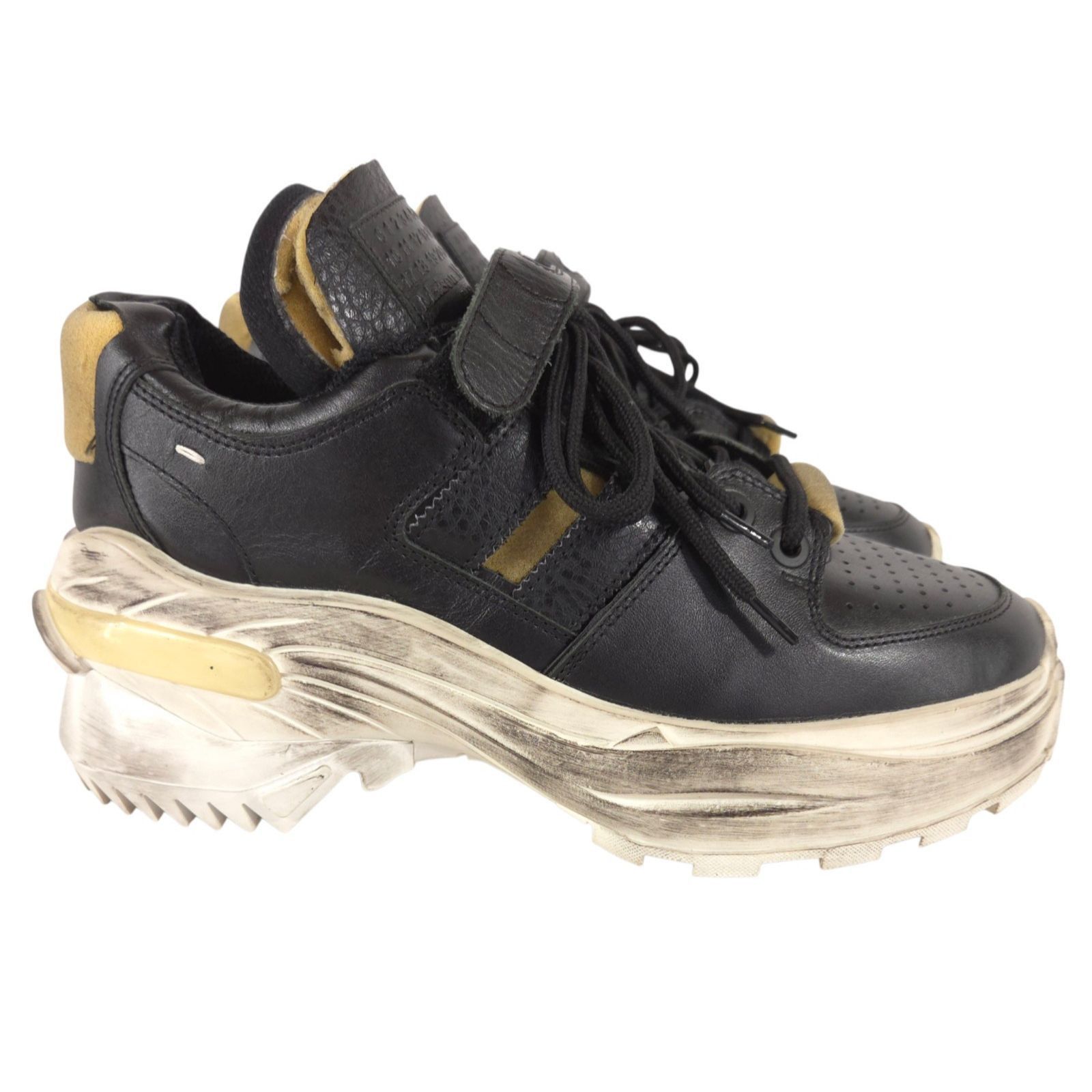 Maison Margiela Maison Margiela Retro Fit Sneakers US 10 EU 43 Mens Black W Size US 10 / EU 43 - 4 Thumbnail