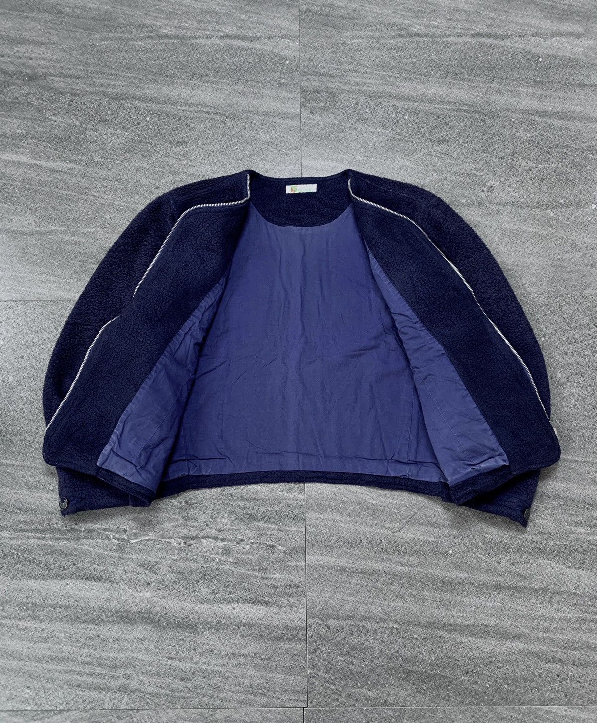 Issey Miyake Fleece Zip Cardigan Jacket Size US S / EU 44-46 / 1 - 5 Thumbnail