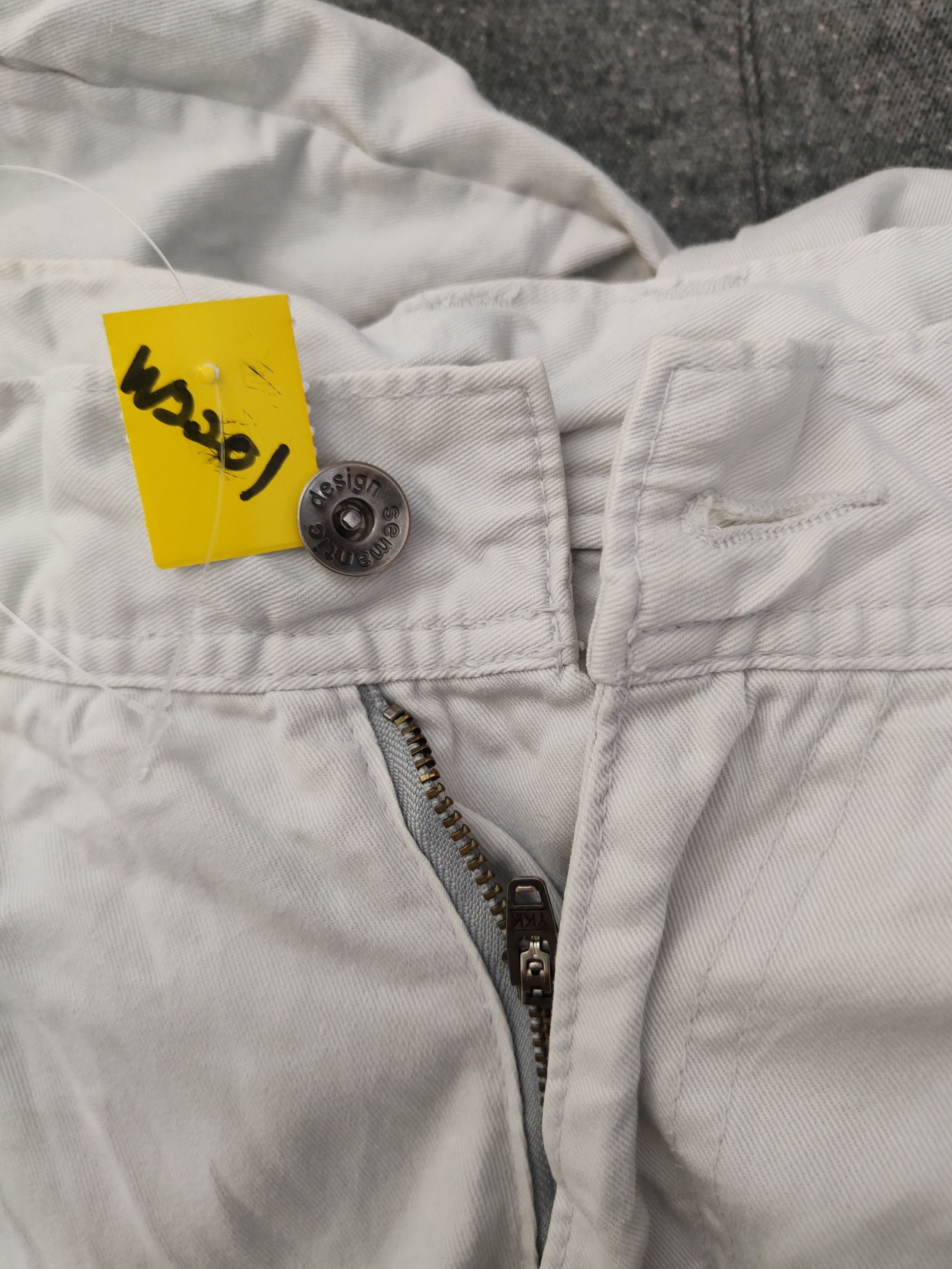 semanticdesign Semantic Design White Multipocket Cargo Pants #W2201 Size US 32 / EU 48 - 15 Thumbnail