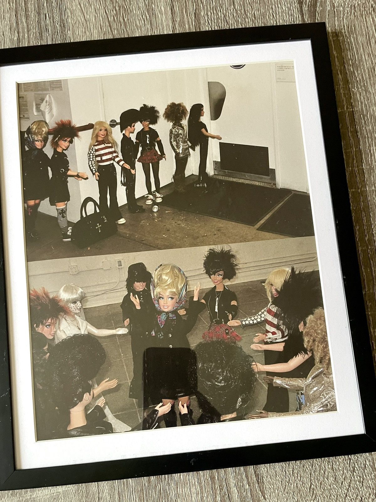 Chrome Hearts × Vintage Chrome Hearts Barbie Poster framed 9x11 Size ONE SIZE - 2 Thumbnail