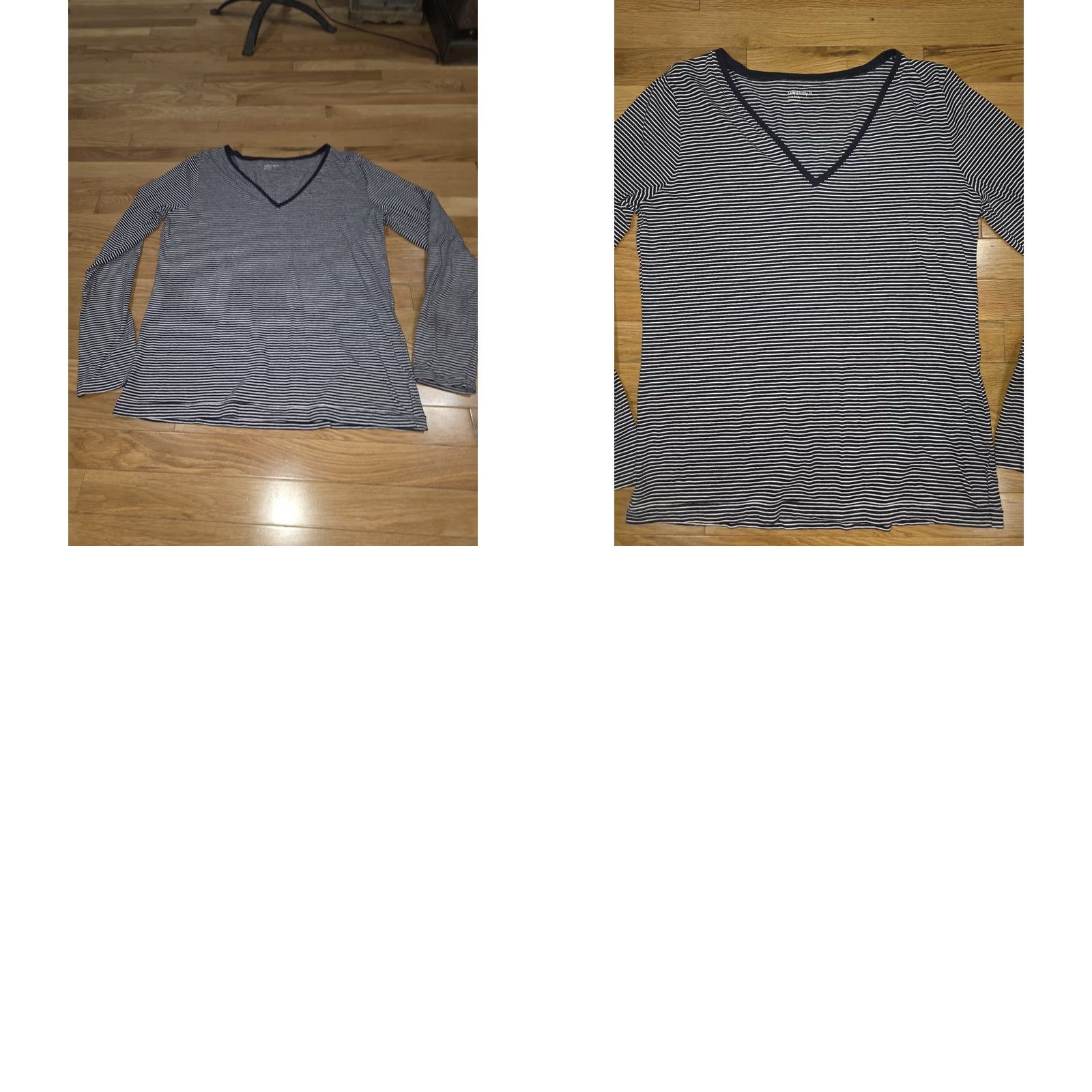 Gap GAP Body Pure Body Nightgown Sleep Shirt Striped XL Navy Blue & White Womens Sleep Shirt Size XL / US 12-14 / IT 48-50 - 8 Thumbnail