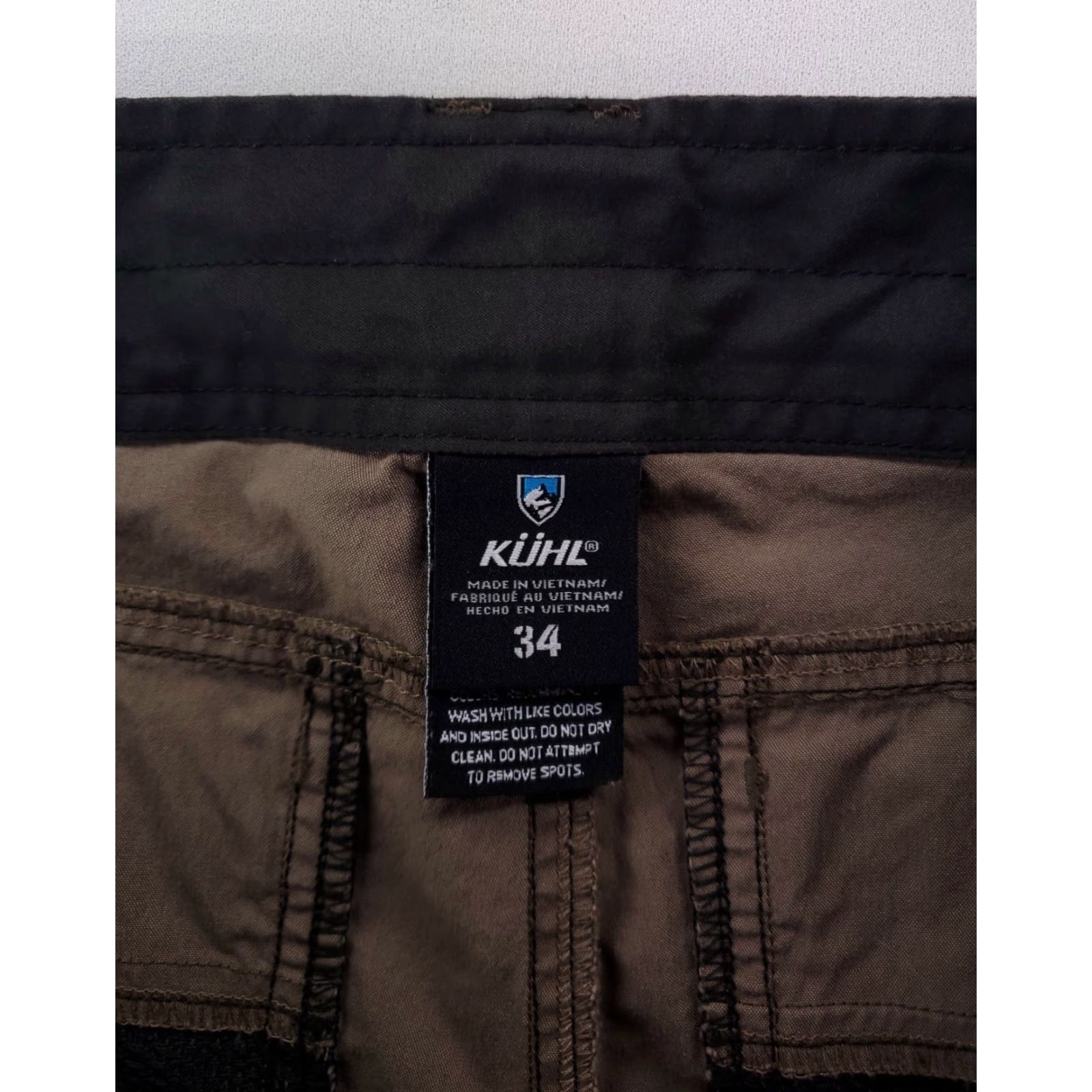 Olive Kuhl Ramblr Shorts Olive Green 10 Inch Inseam Hiking Mens 34 Brown Chino 34 Mens Size US 34 / EU 50 - 4 Thumbnail