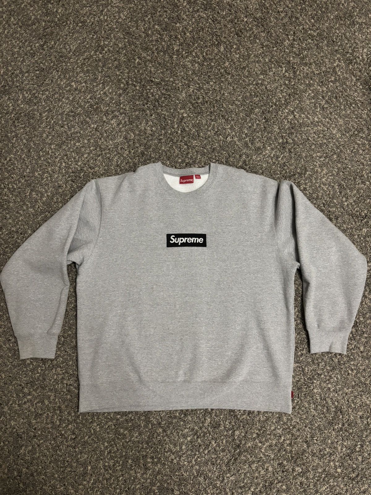 Supreme Supreme Box Logo Crewneck Size US XXL / EU 58 / 5 - 1 Thumbnail