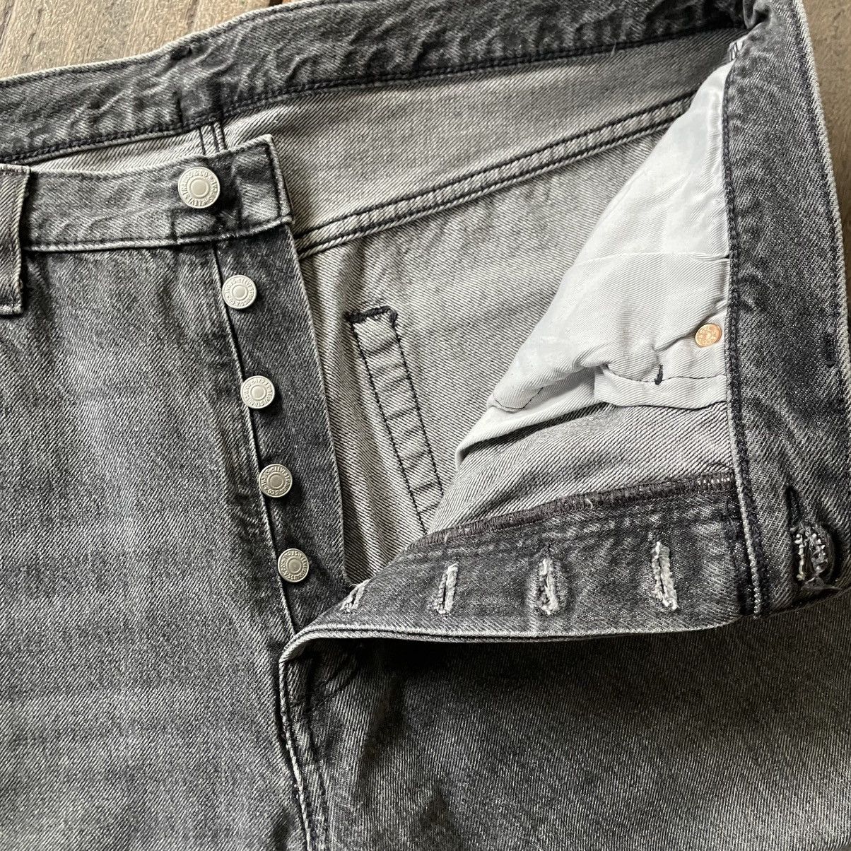Levi's 🔥Vintage Levis Big E Stoned Washed Black Striaght Jeans Size US 36 / EU 52 - 8 Thumbnail
