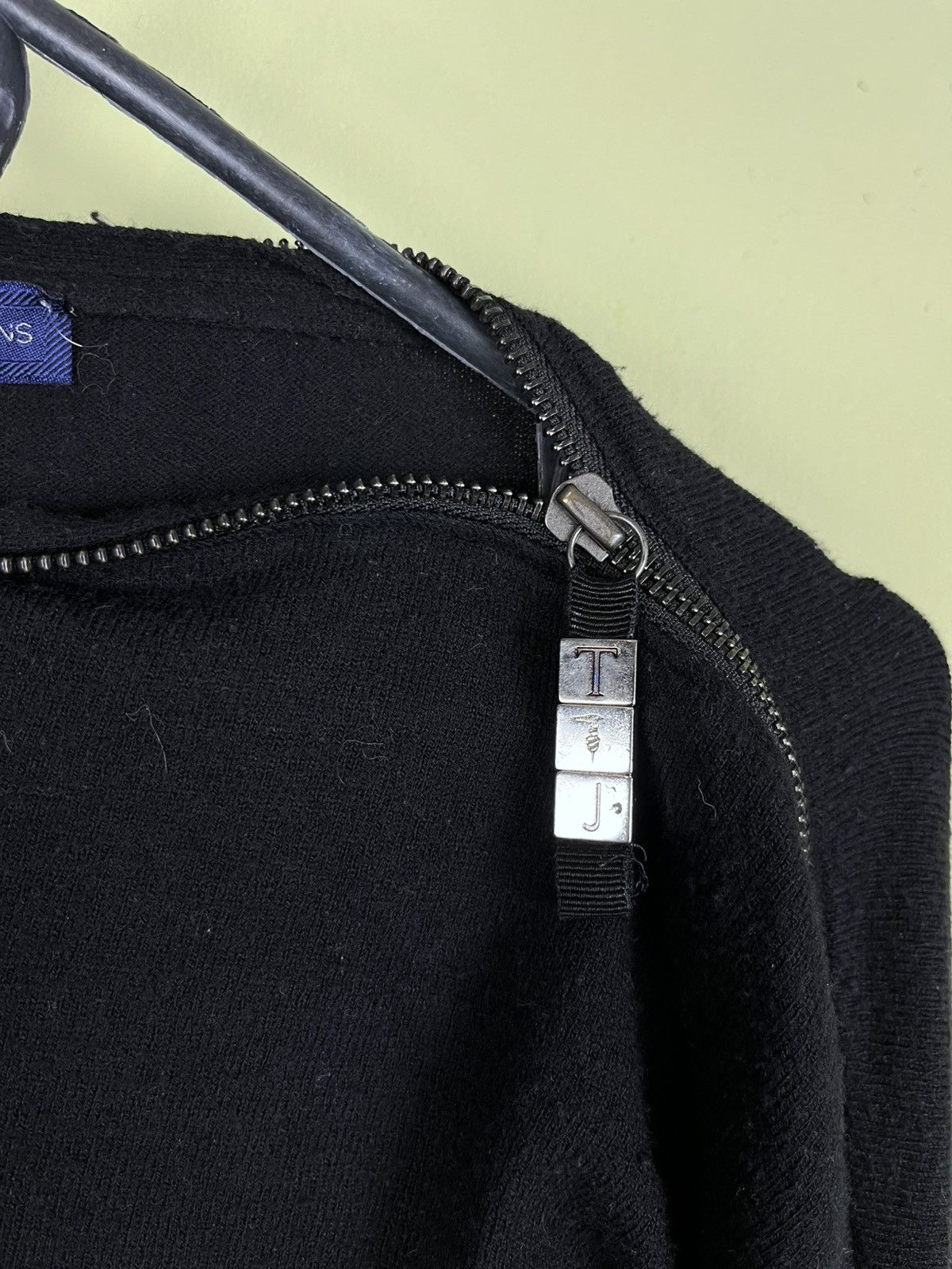 Trussardi Vintage Trussardi full zip sleeve avantgarde sweater Size US L / EU 52-54 / 3 - 4 Thumbnail