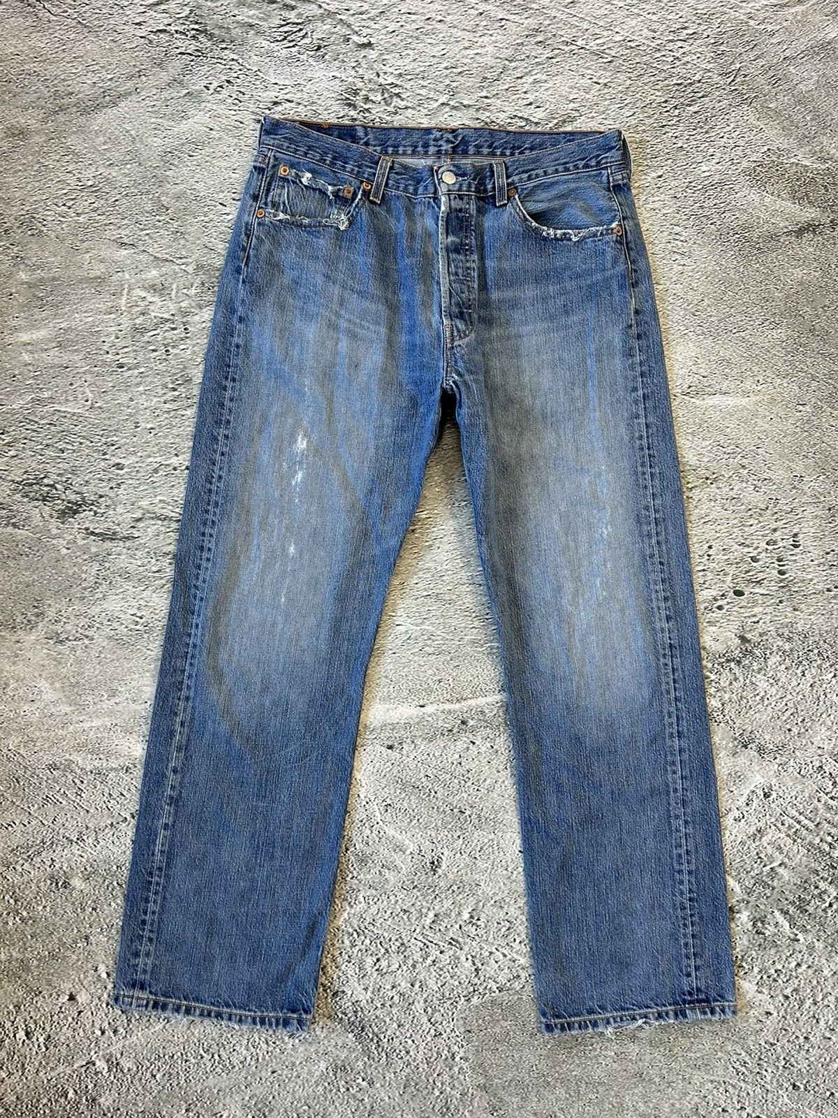 Levi's × Vintage Levi’s 501 vintage blue jeans denim pants Size US 34 / EU 50 - 5 Thumbnail