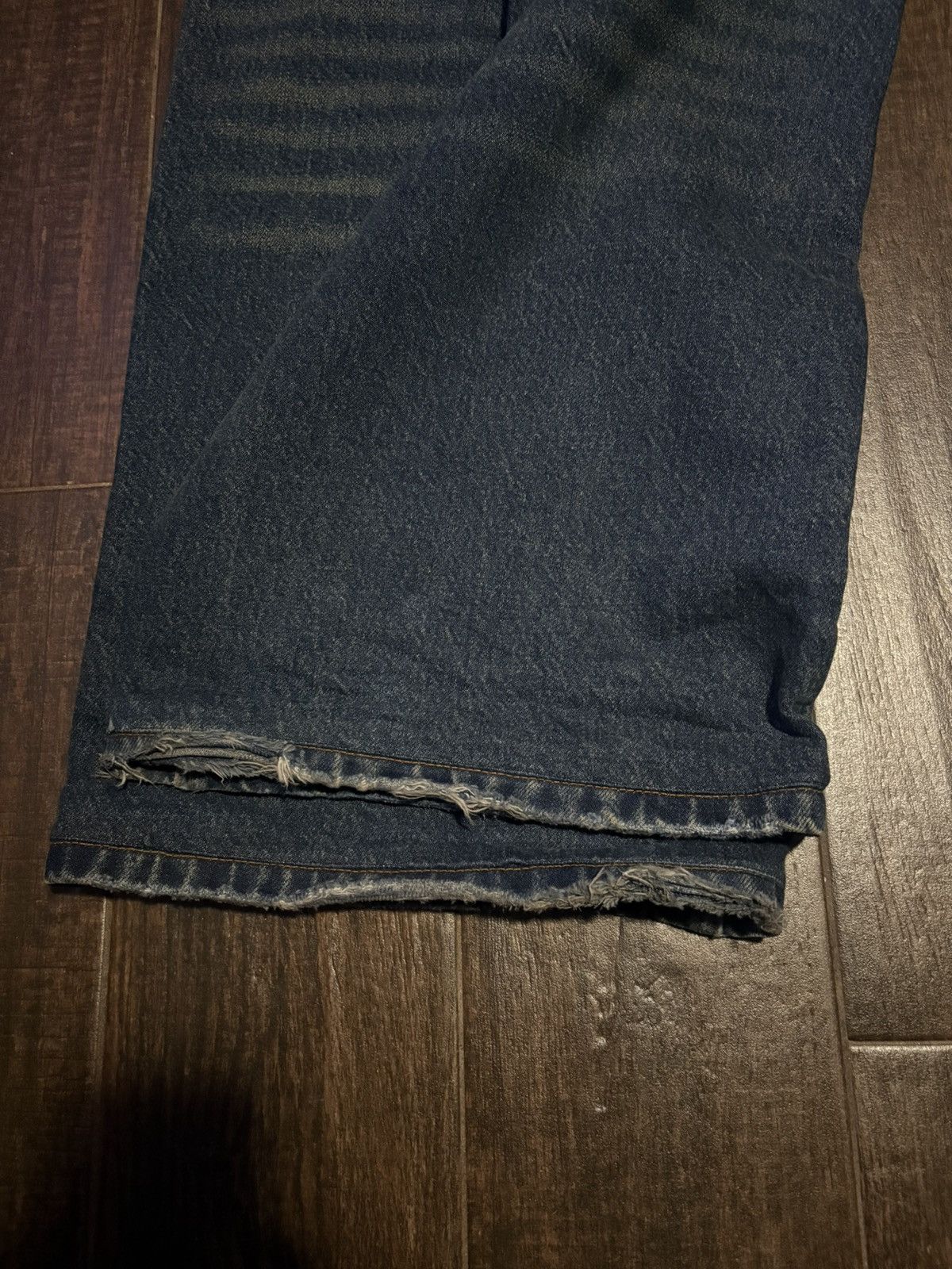 Other Nonfoya Archive Signature Baggy Denim Washed Navy 34x27 Size US 34 / EU 50 - 3 Thumbnail