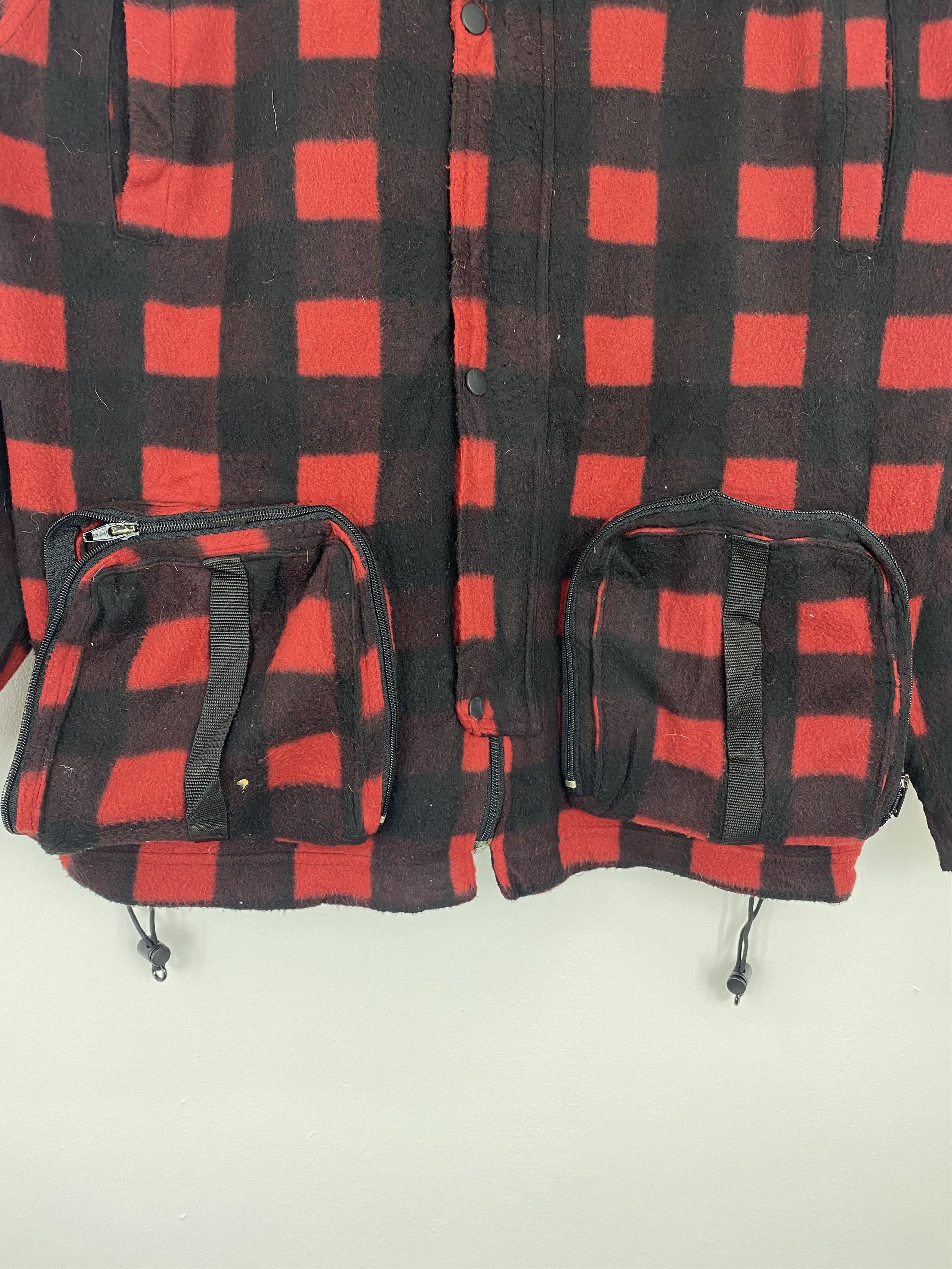 Japanese Brand BlackButterfly Shadowplaid Multi Pocket Jacket MJ0041Z Size US L / EU 52-54 / 3 - 4 Thumbnail