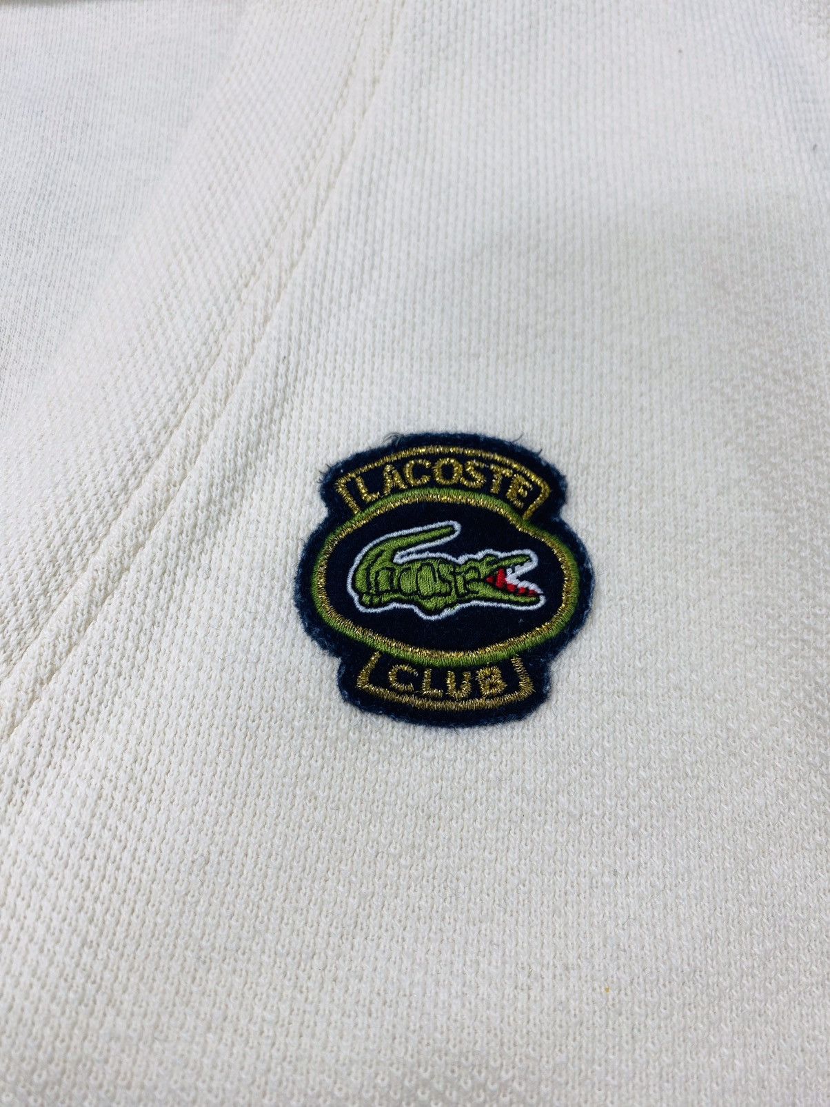 Lacoste × Vintage A09 Rare - Vintage Lacoste Club Heavy Cotton Cardigan Size US L / EU 52-54 / 3 - 9 Thumbnail