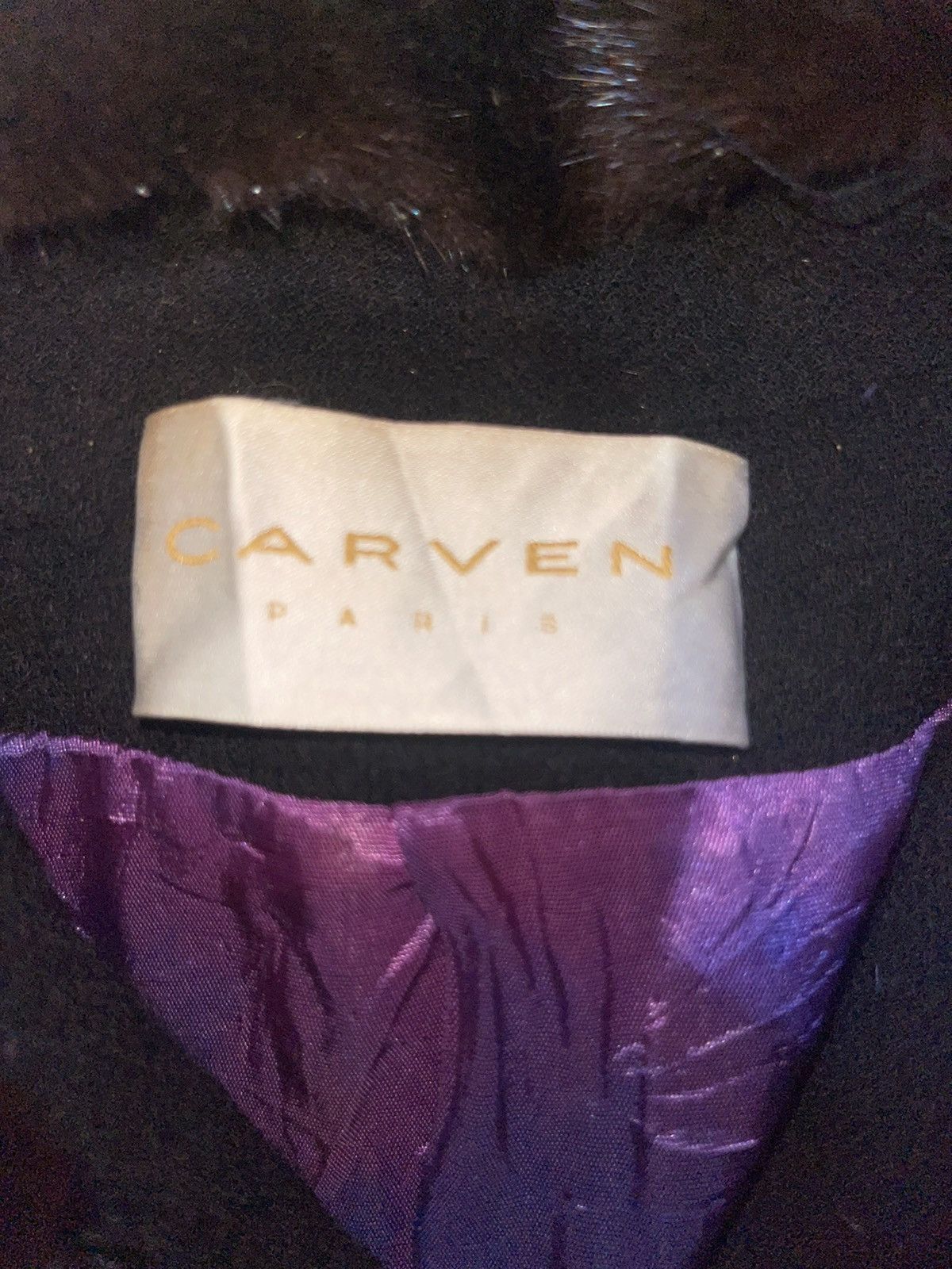 Carven × Designer CARVEN PARIS FUR JACKET FOR WOMEN Size S / US 4 / IT 40 - 3 Thumbnail