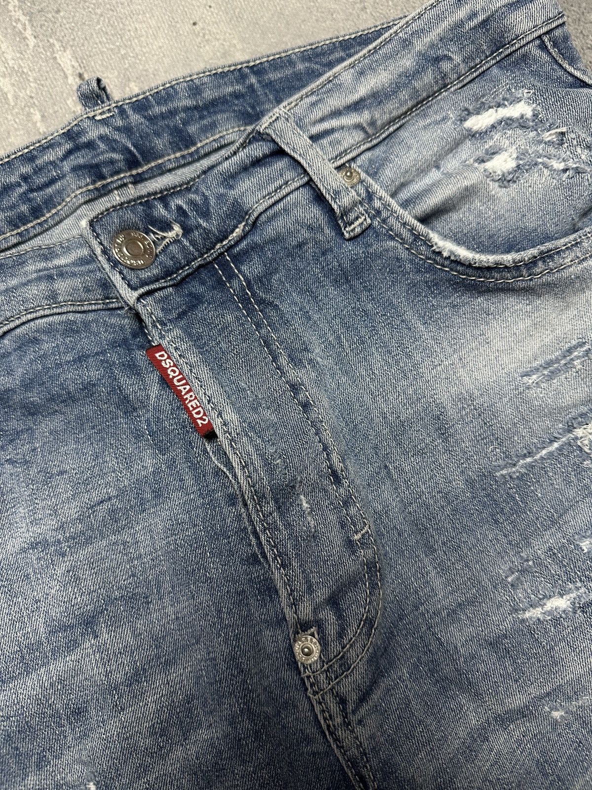 Dsquared2 Dsquared2 1964 Distressed Skater Jeans Luxury Pants y2k 00s Size US 32 / EU 48 - 6 Thumbnail