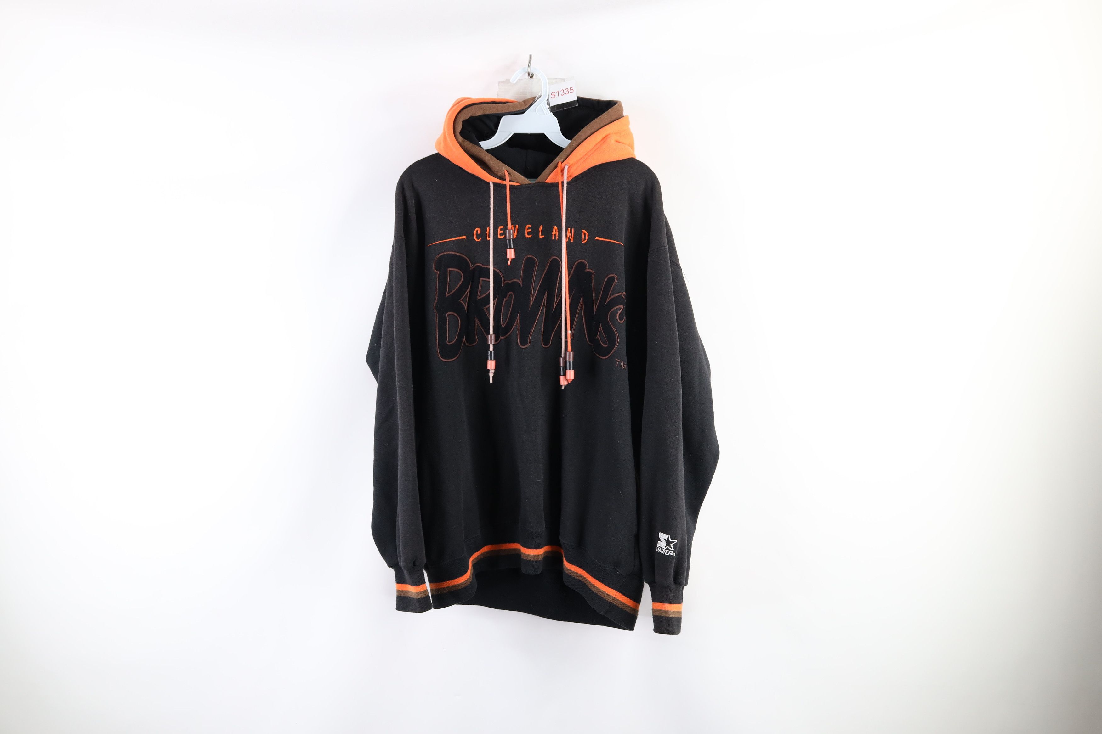 Vintage 90s NFL Cleveland Browns Spellout Hoodie