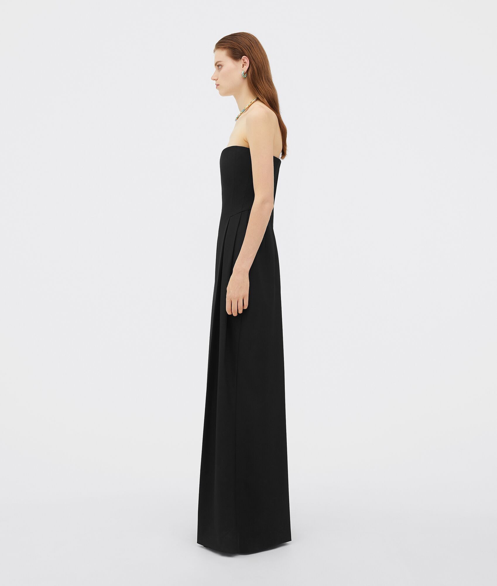 Bottega Veneta o1bcso1str0225 Jumpsuit in Black Size 28" / US 6 / IT 42 - 2 Thumbnail