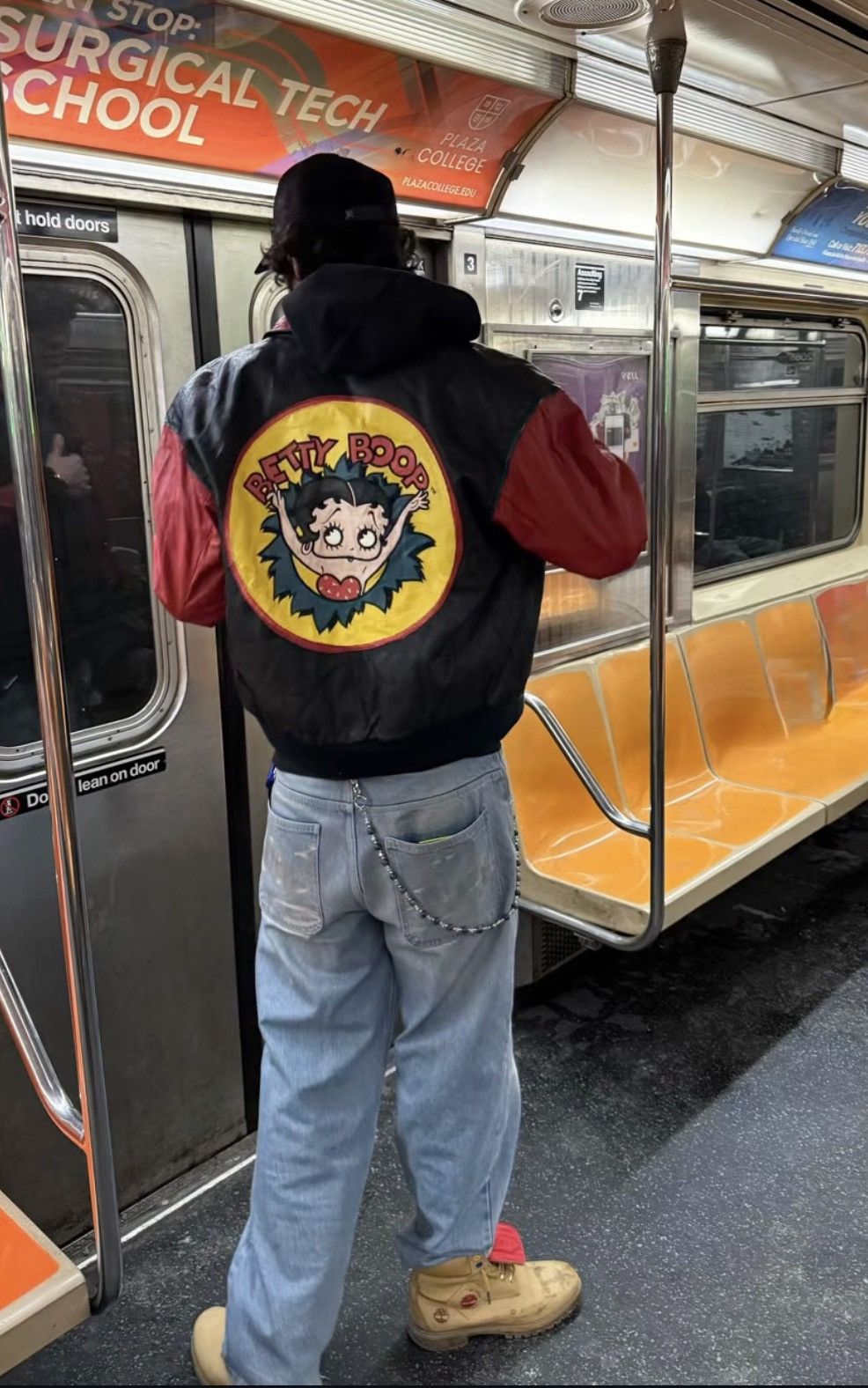 Excelled Betty Boop Vintage Luxury Leather Jacket Size US M / EU 48-50 / 2 - 7 Thumbnail