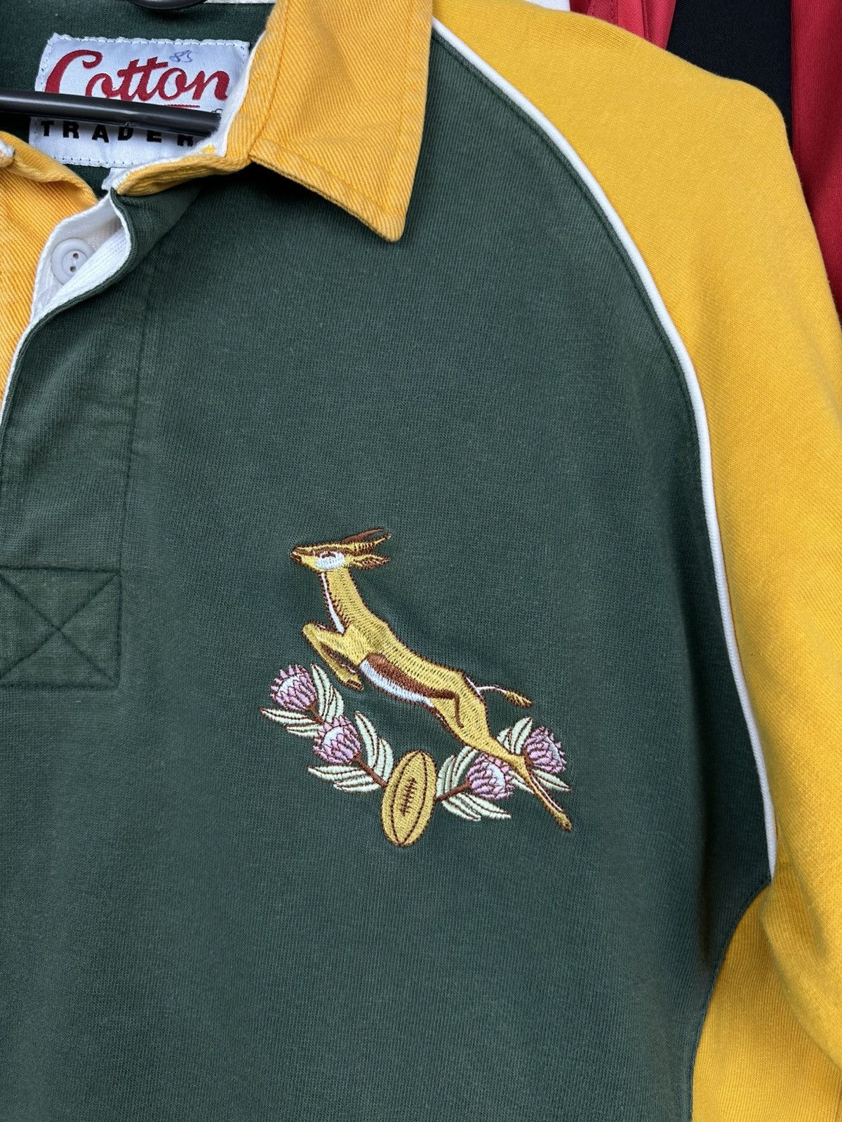Cotton Traders × Vintage SOUTH AFRICA VINTAGE 1994 RUGBY JERSEY SHIRT COTTON TRADERS Size US L / EU 52-54 / 3 - 4 Thumbnail