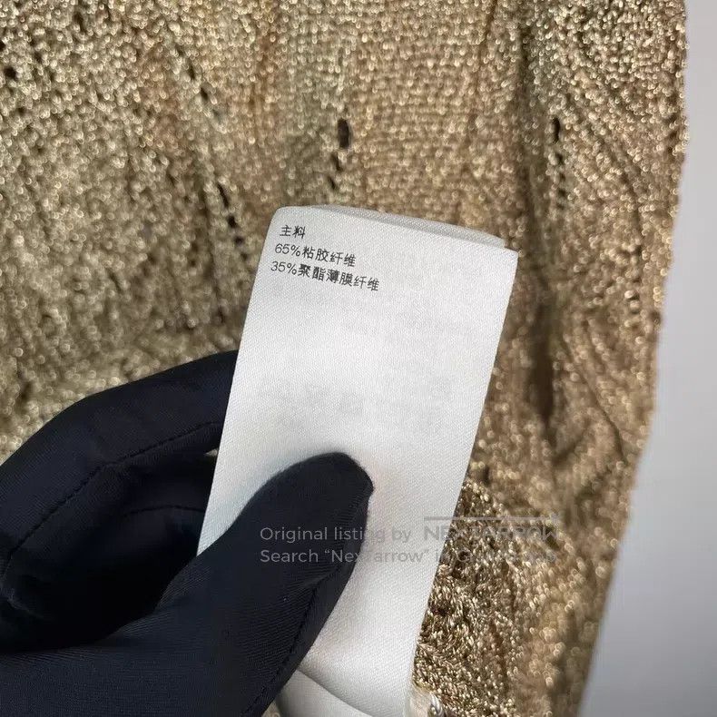 Louis Vuitton Louis Vuitton Linen brown knit cut-out crewneck sweater Size M / US 6-8 / IT 42-44 - 9 Thumbnail