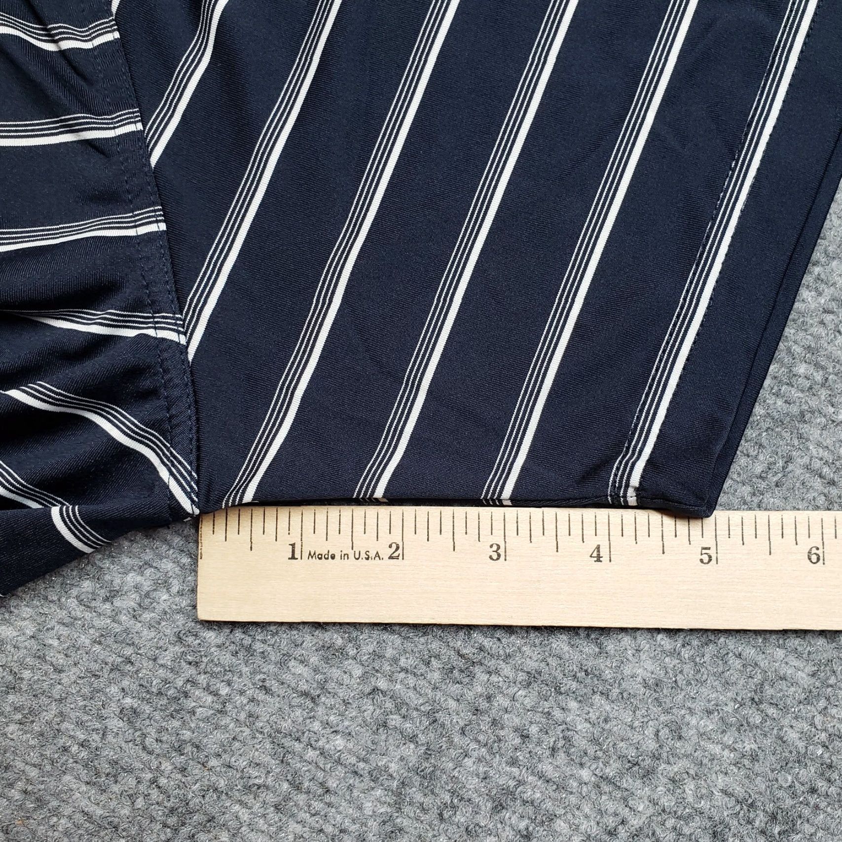 PGA Tour PGA TOUR Golf Polo Shirt S Blue White Striped Short Sleeve Mens Size US S / EU 44-46 / 1 - 7 Thumbnail