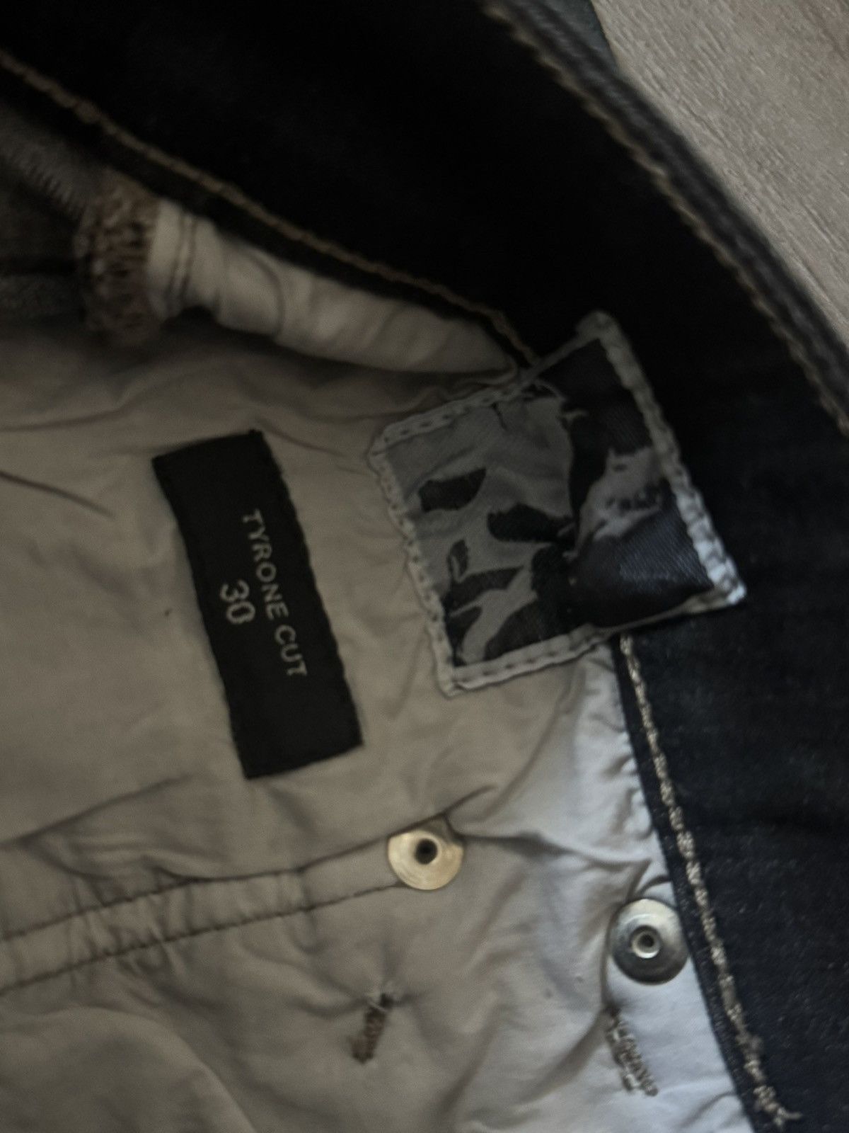 Rick Owens Drkshdw Rick Owens FW21 Destroyed Waxed Tyrone Size US 30 / EU 46 - 5 Thumbnail