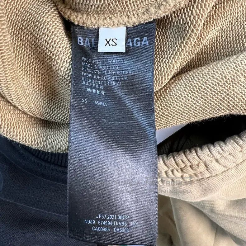 Balenciaga Balenciaga size XS Khaki Embroidered Logo Sweatpants Size US 27 - 4 Thumbnail