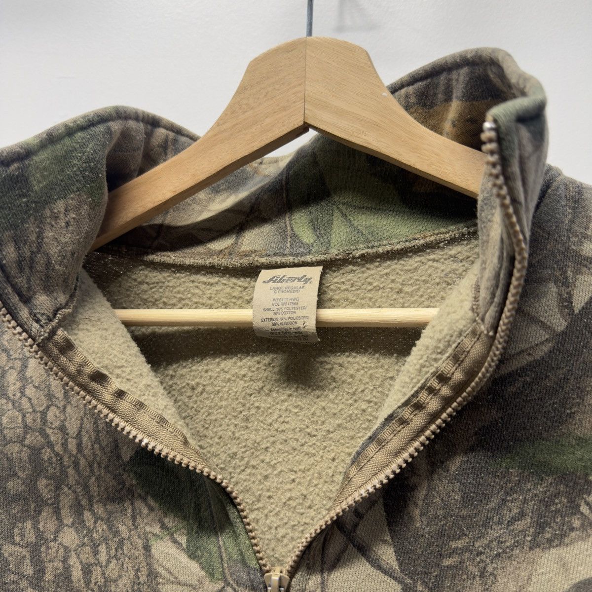 Vintage 90s Realtree Boxy Zip Camo Fleece Sweatshirt ERD Grunge Size US L / EU 52-54 / 3 - 4 Thumbnail