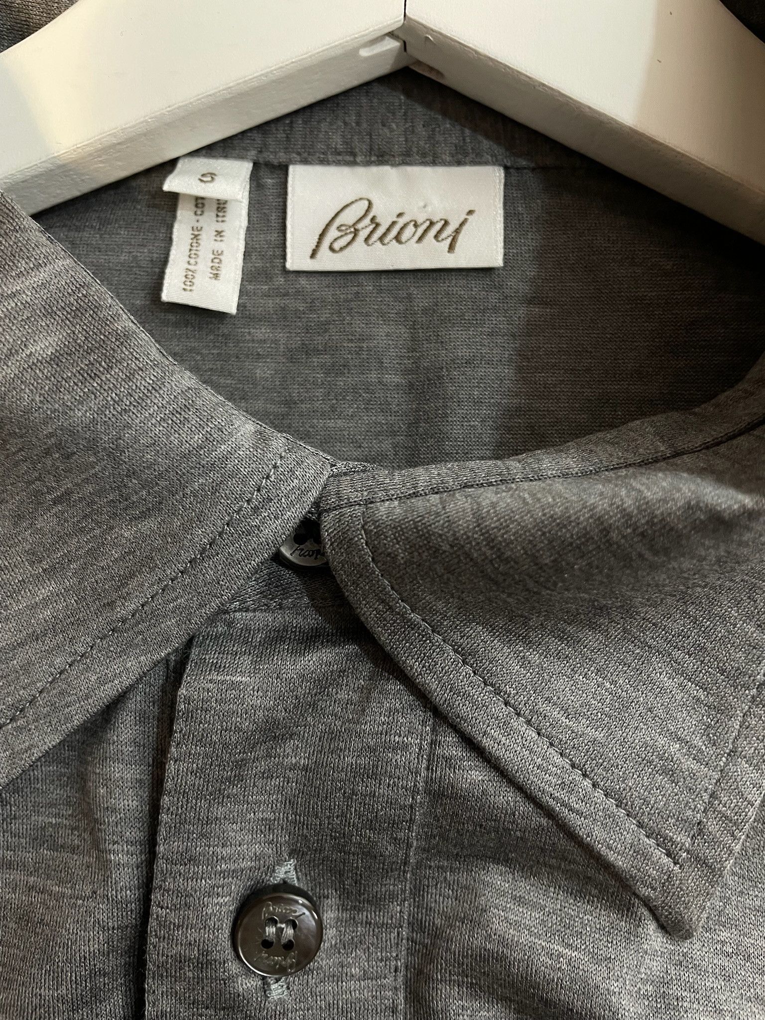 Brioni long sleeve polo shirt Size US S / EU 44-46 / 1 - 3 Thumbnail