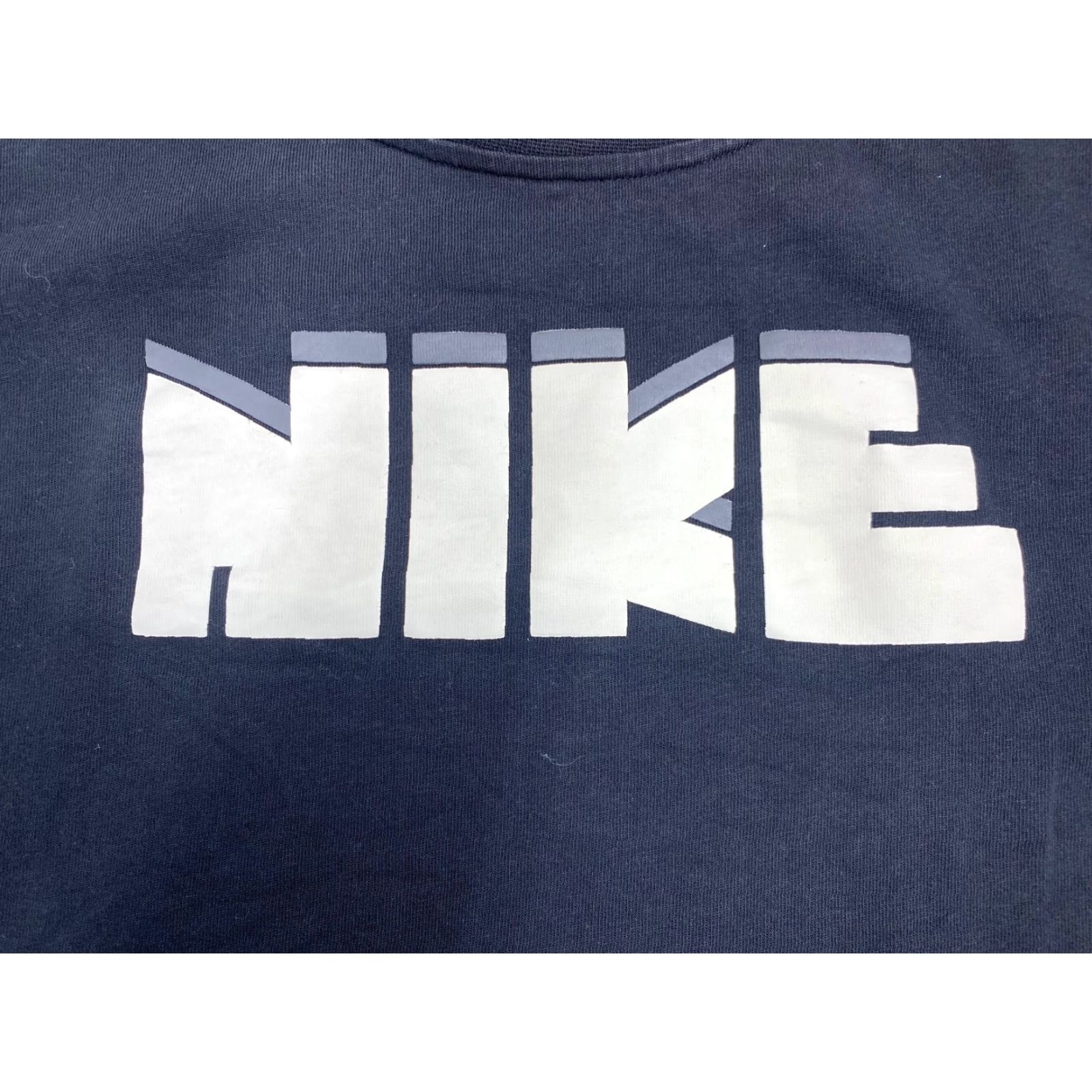 Nike Nike Crop Top Shirt Logo Spelled Out Black Crew Neck XL Women’s Short Sleeve T-Shirt 100% Cotton Casual Size XL / US 12-14 / IT 48-50 - 2 Thumbnail