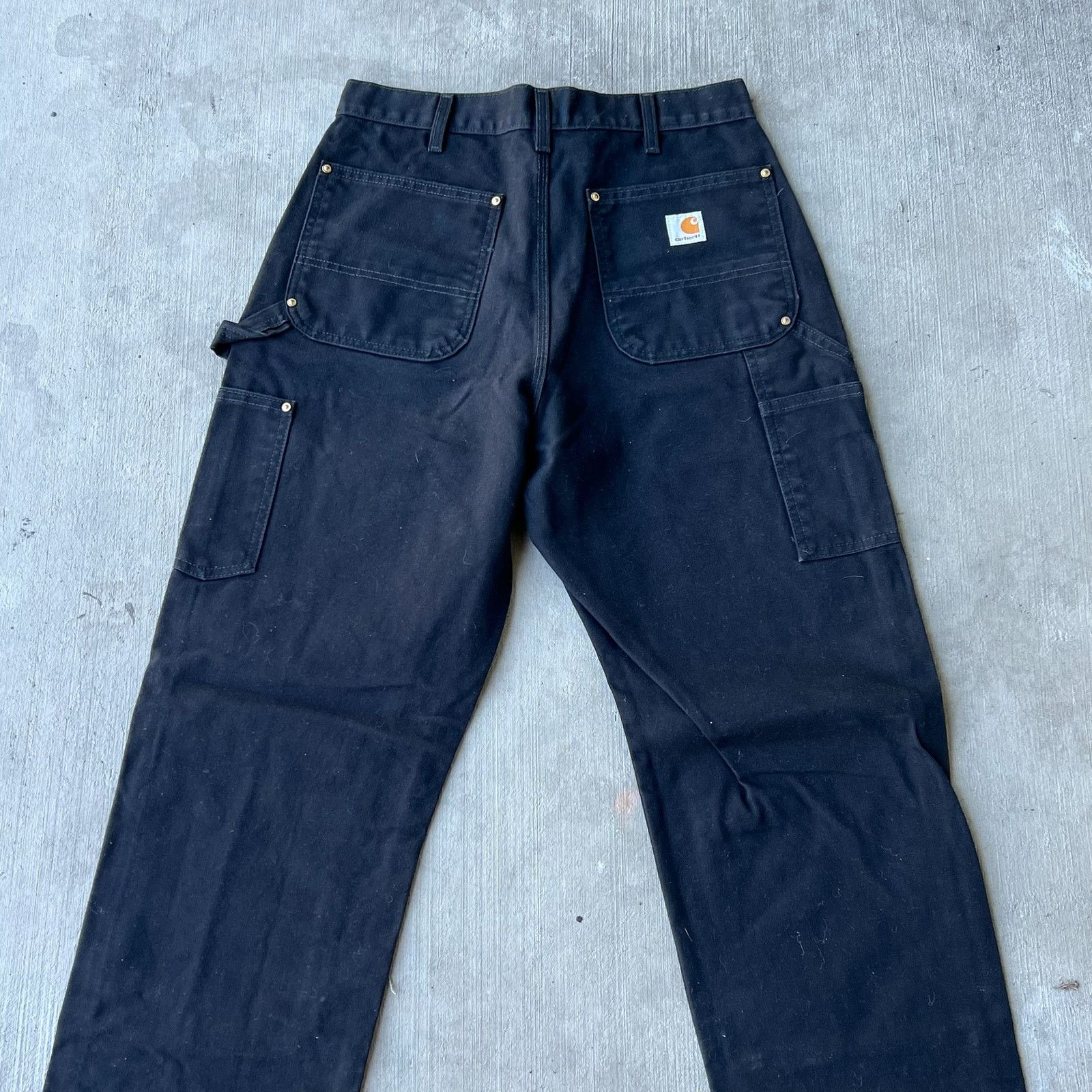Carhartt × Vintage Carhartt black double knee work wear carpenter pants Size US 31 - 5 Thumbnail